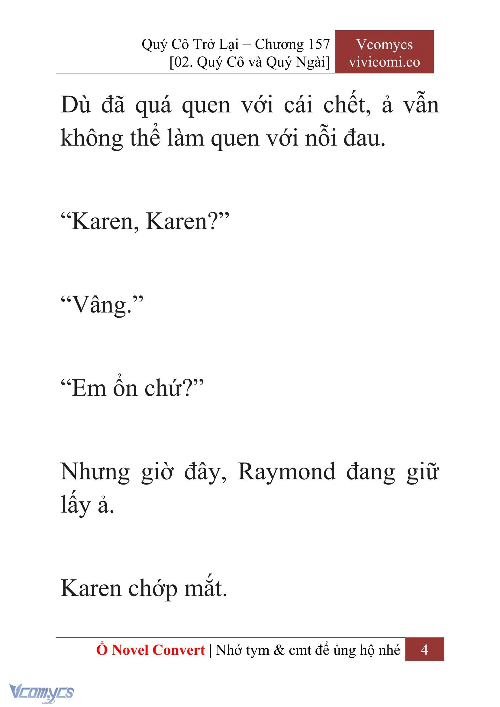 [Novel] Quý Cô Trở Lại Chapter  157 - 6