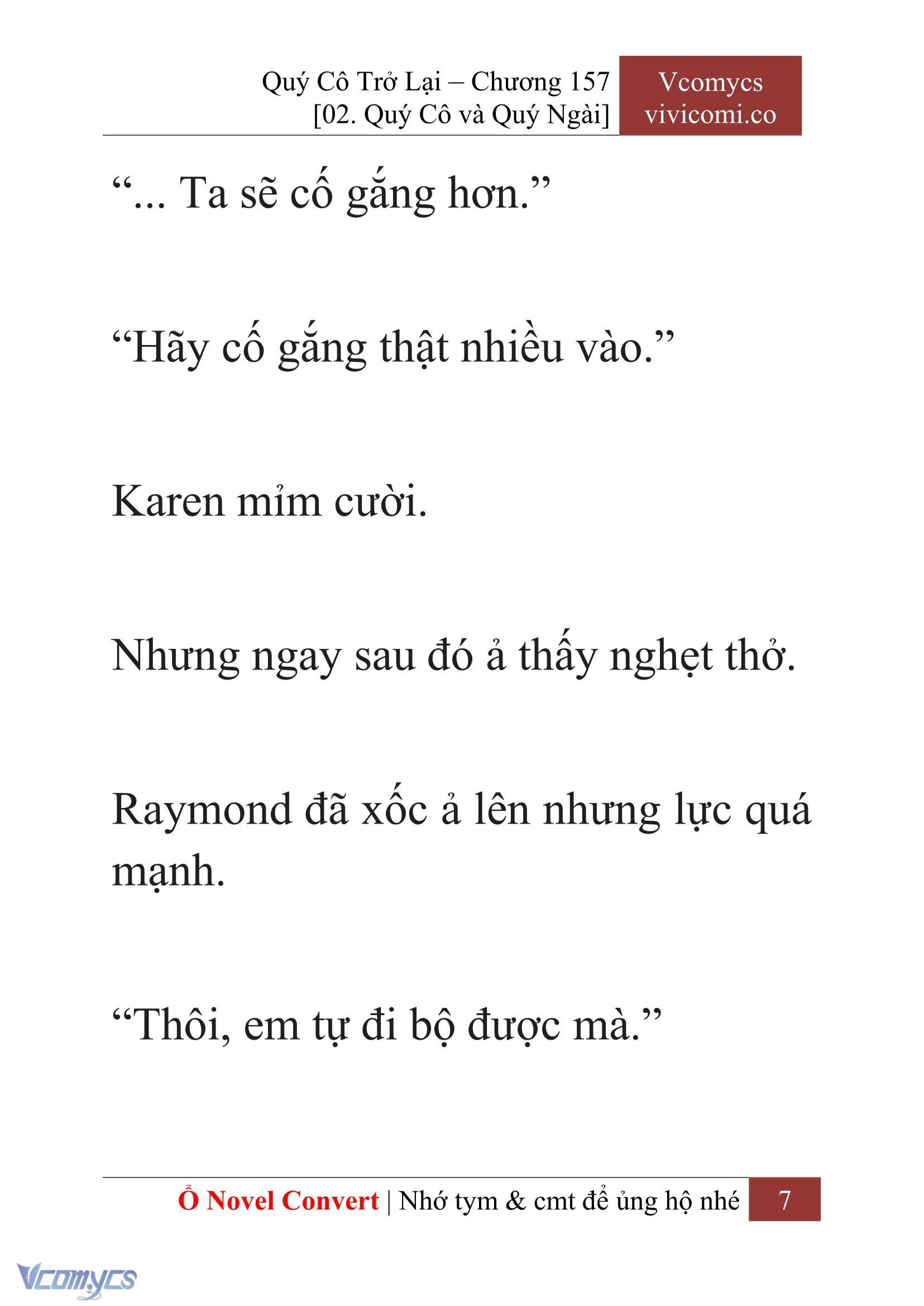 [Novel] Quý Cô Trở Lại Chapter  157 - 9