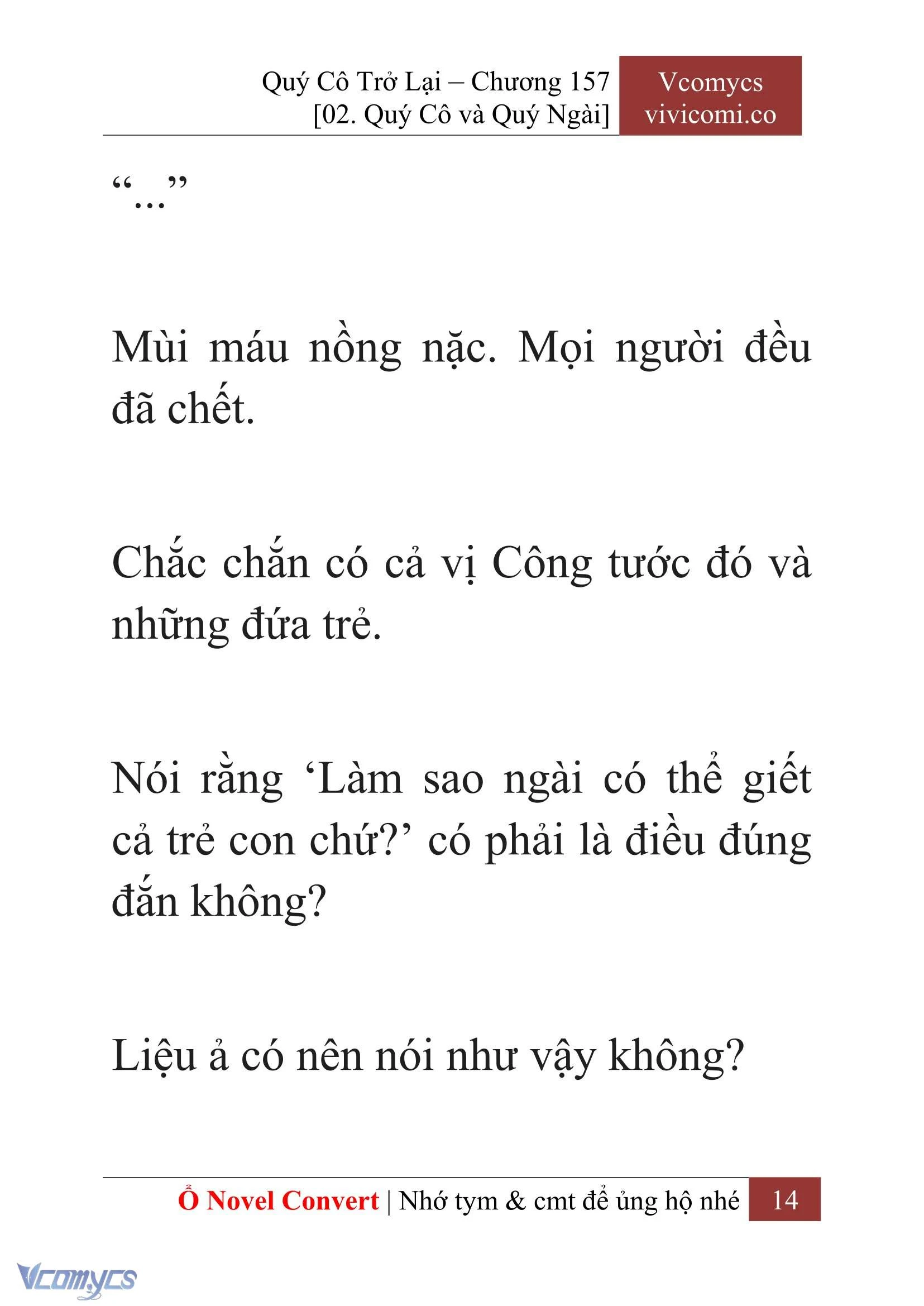[Novel] Quý Cô Trở Lại Chapter  157 - 16