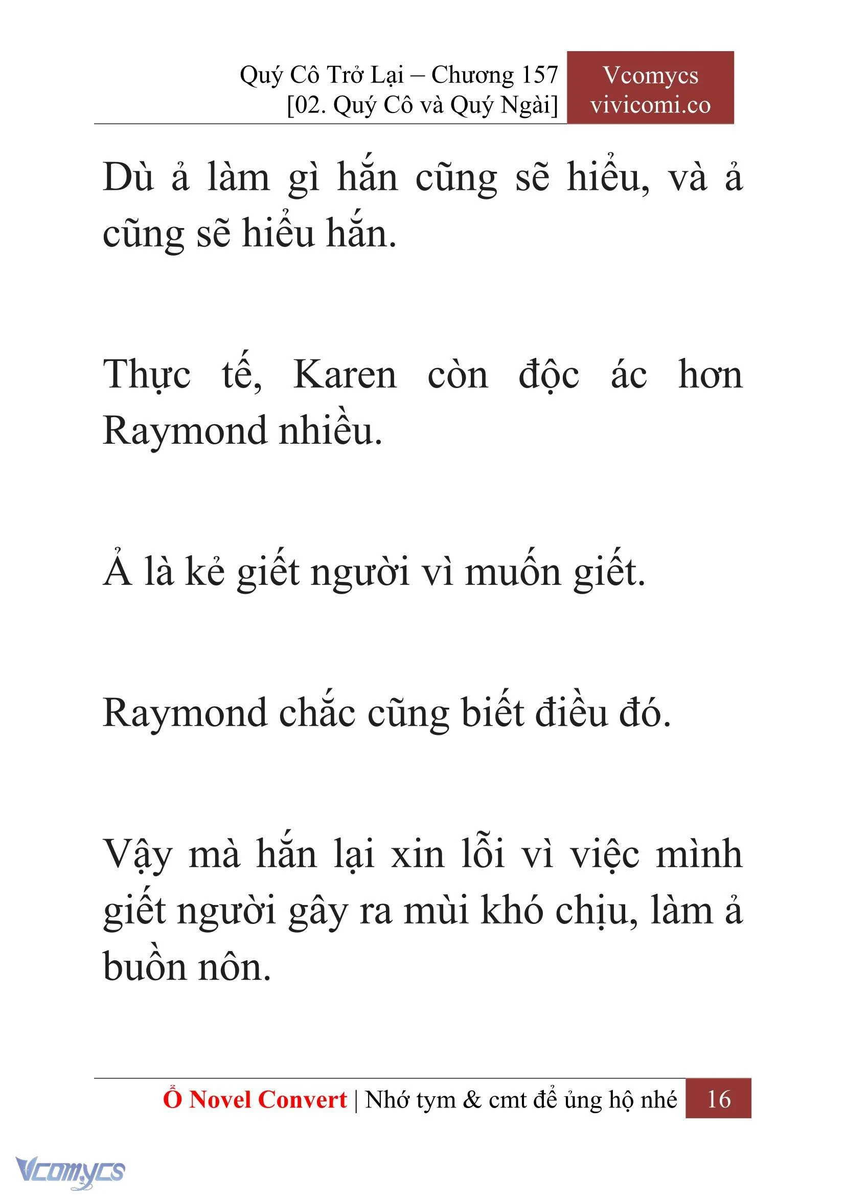 [Novel] Quý Cô Trở Lại Chapter  157 - 18