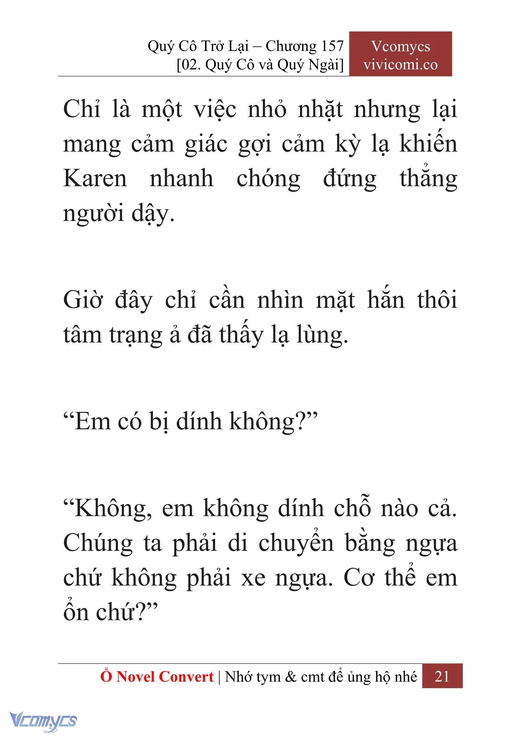 [Novel] Quý Cô Trở Lại Chapter  157 - 23