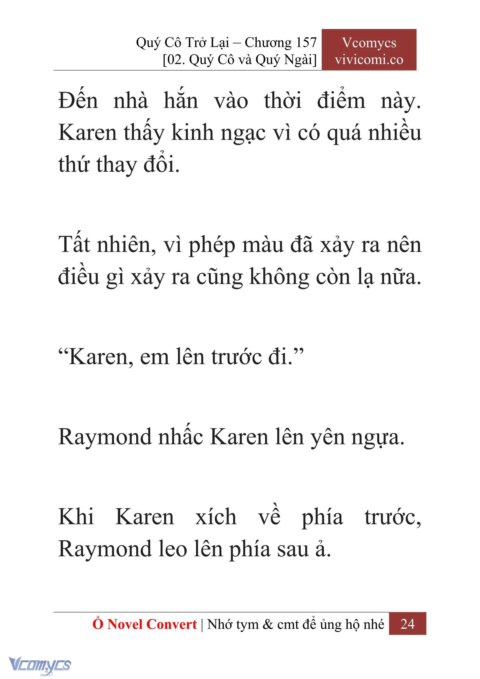 [Novel] Quý Cô Trở Lại Chapter  157 - 26