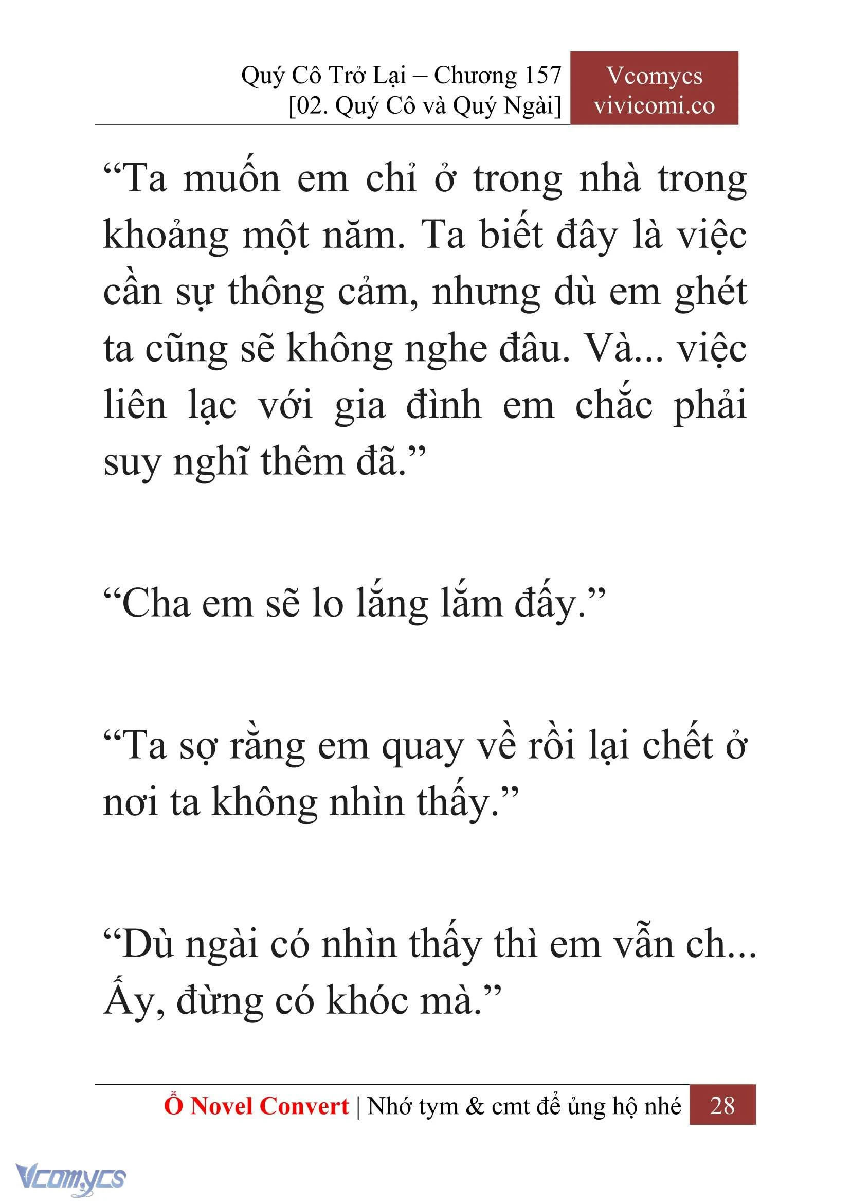 [Novel] Quý Cô Trở Lại Chapter  157 - 30