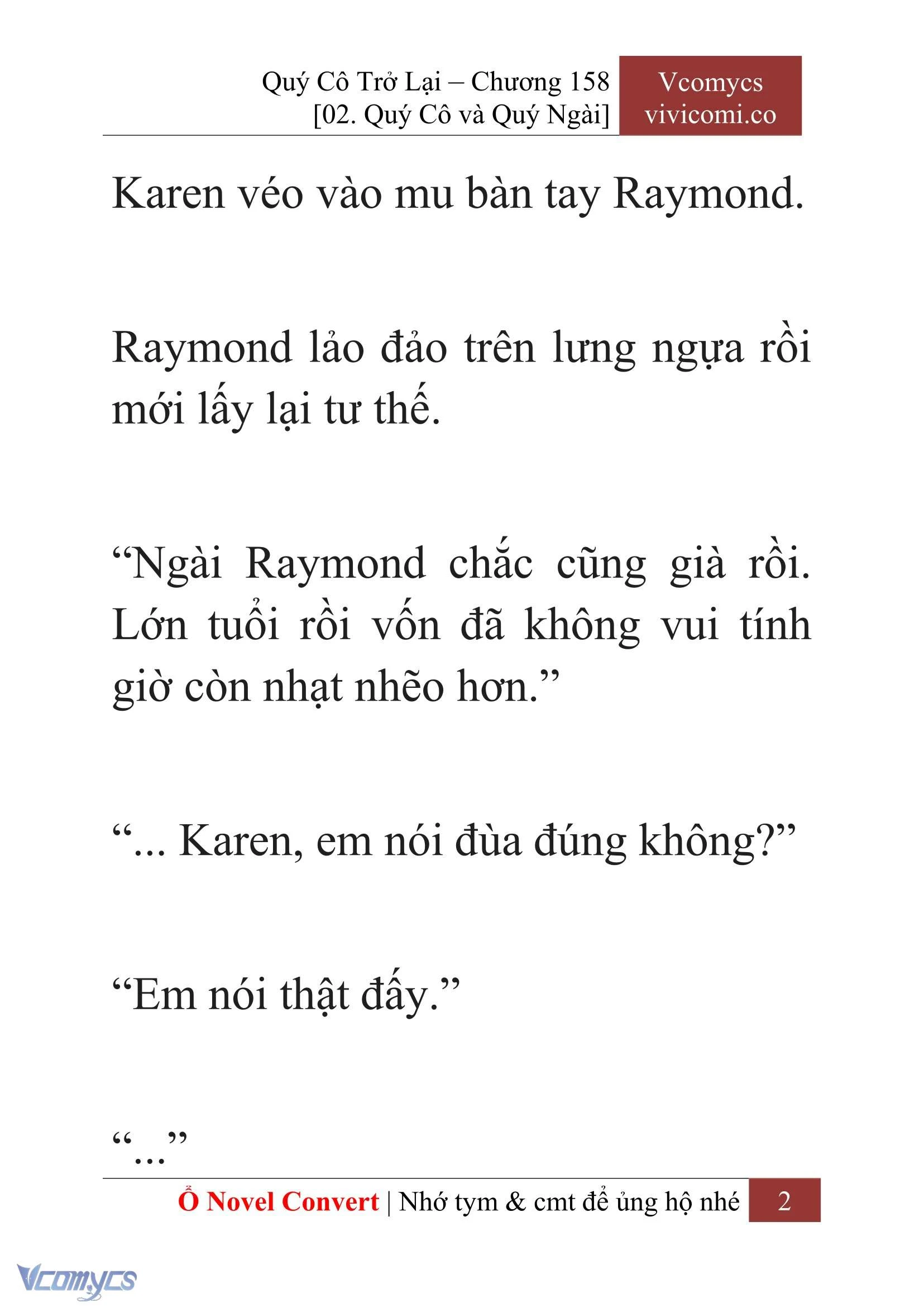 [Novel] Quý Cô Trở Lại Chapter  158 - 4