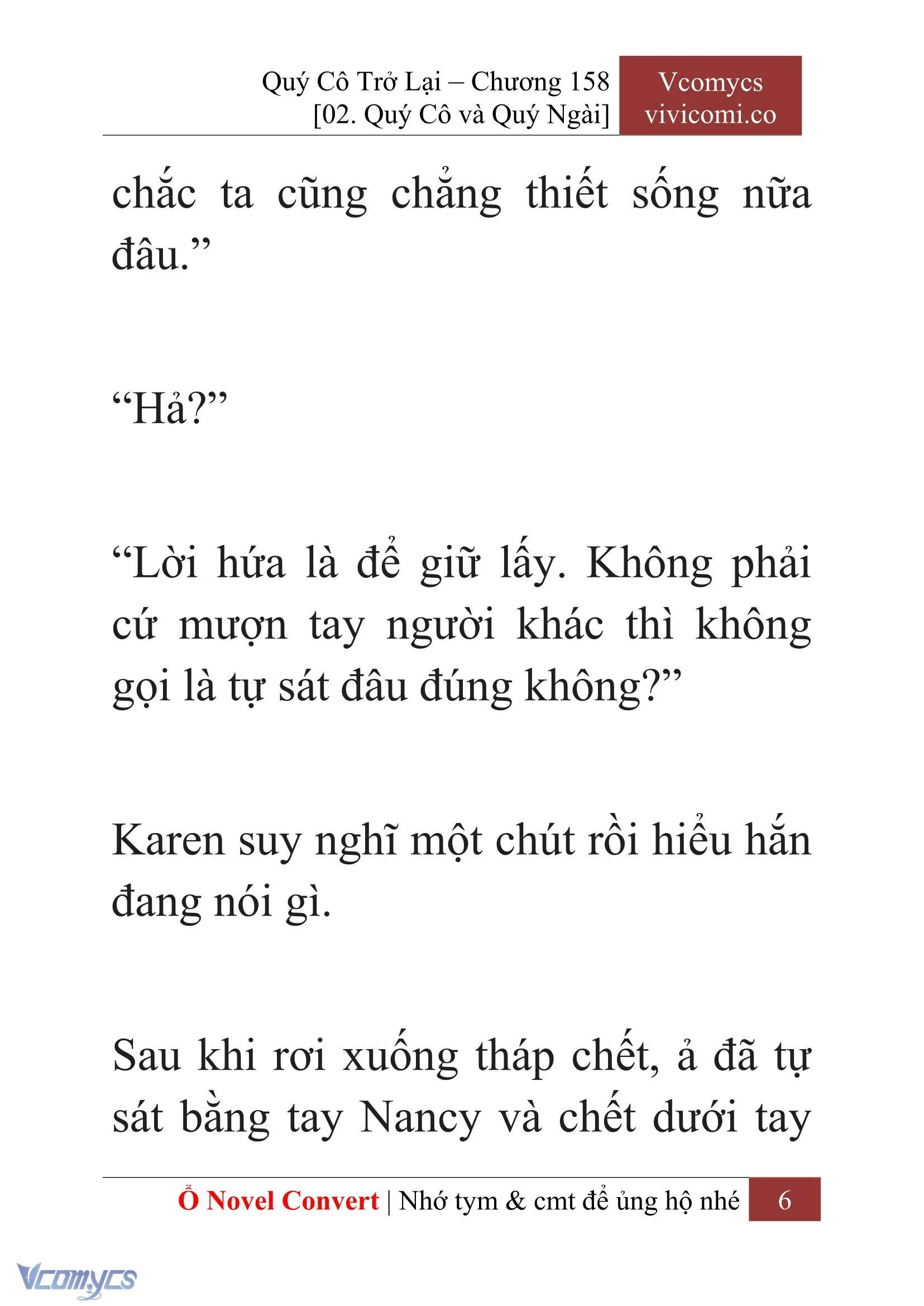 [Novel] Quý Cô Trở Lại Chapter  158 - 8
