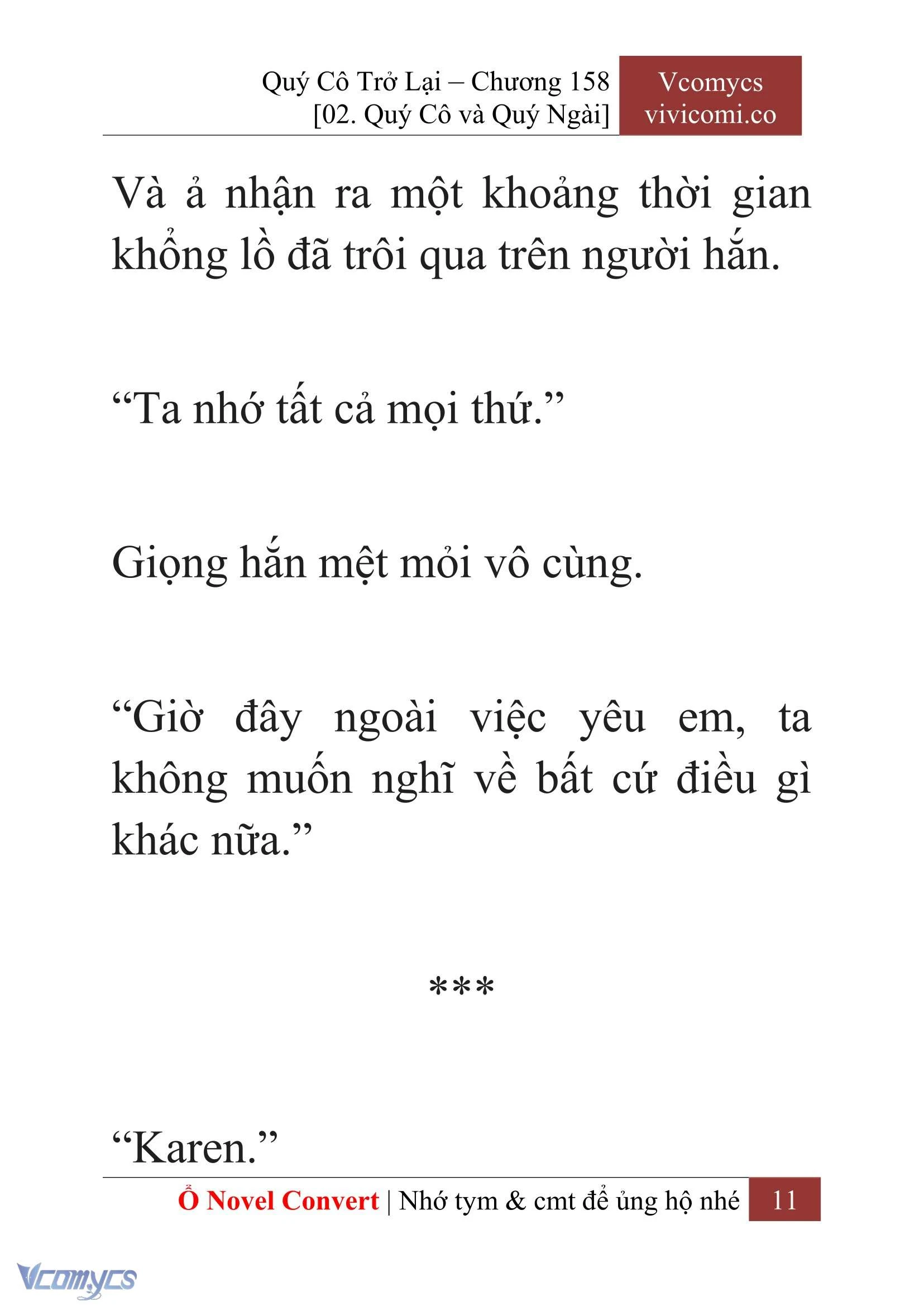 [Novel] Quý Cô Trở Lại Chapter  158 - 13