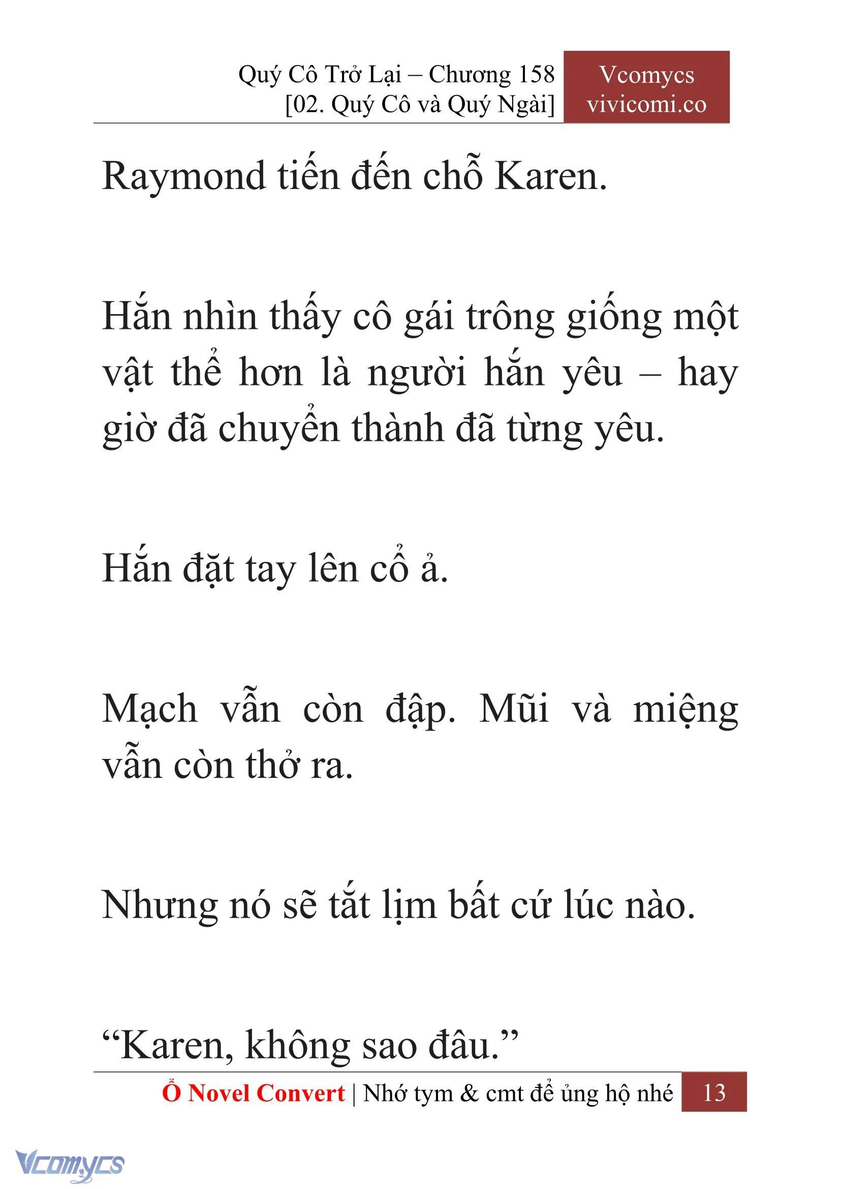 [Novel] Quý Cô Trở Lại Chapter  158 - 15