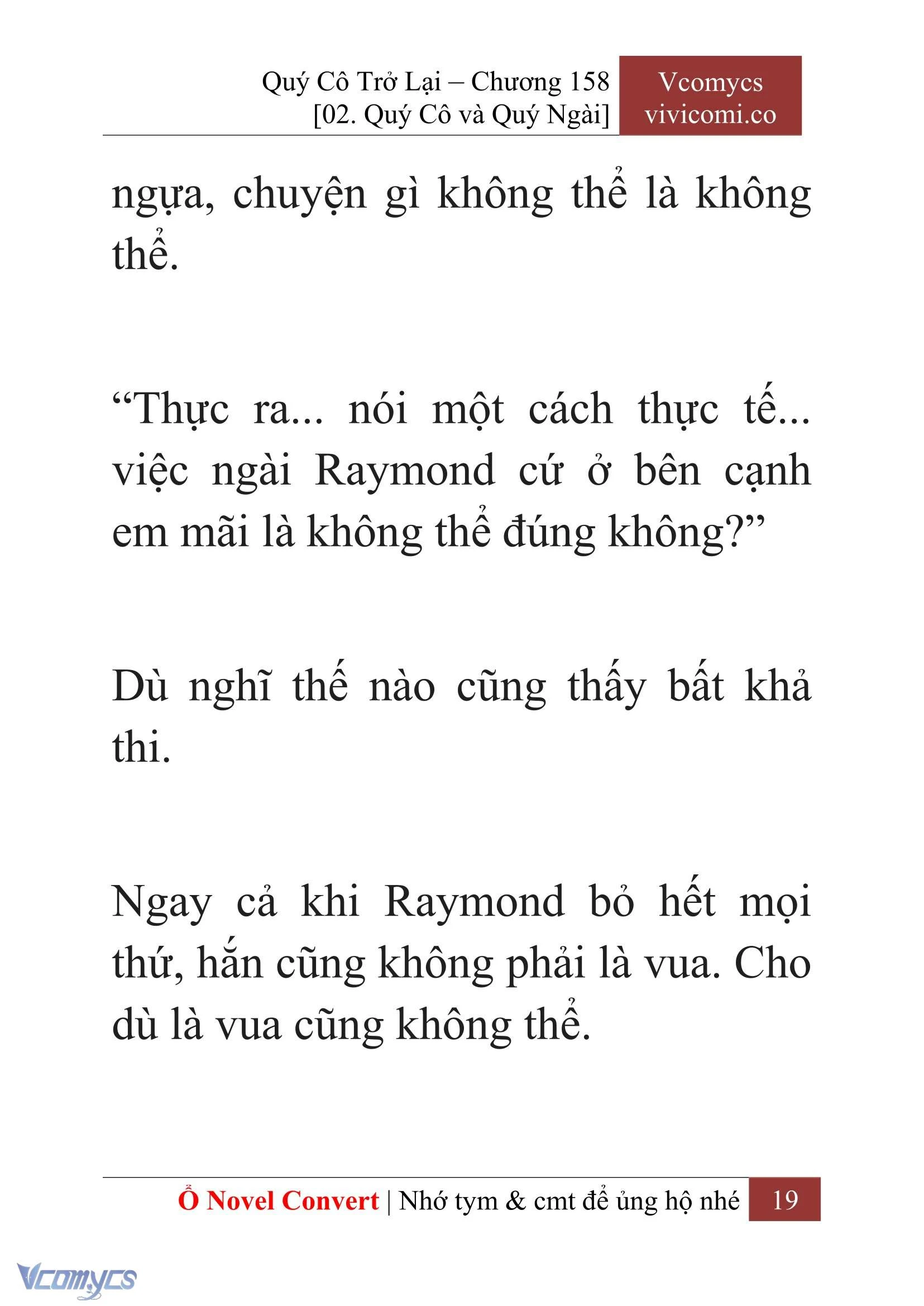 [Novel] Quý Cô Trở Lại Chapter  158 - 21