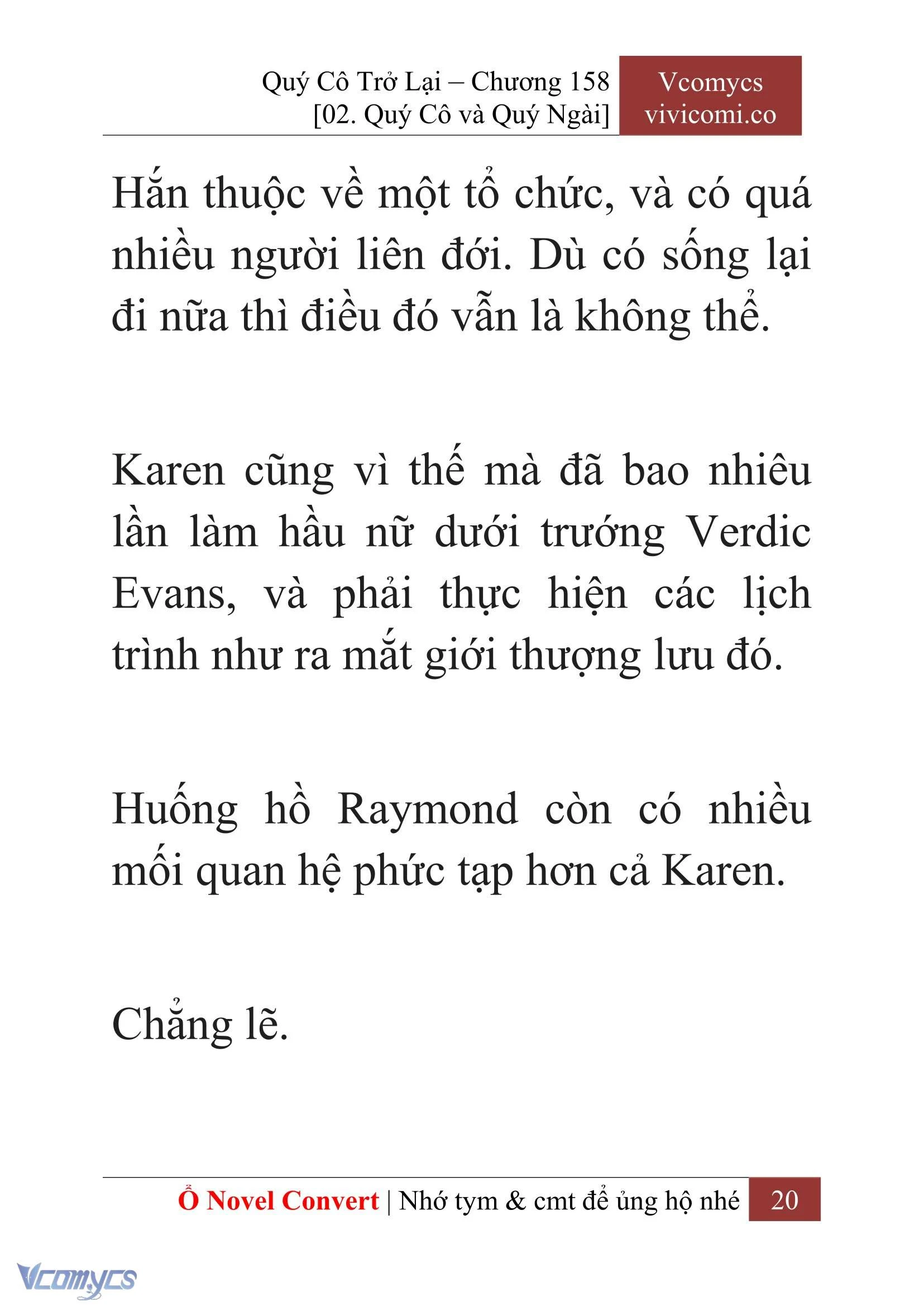 [Novel] Quý Cô Trở Lại Chapter  158 - 22