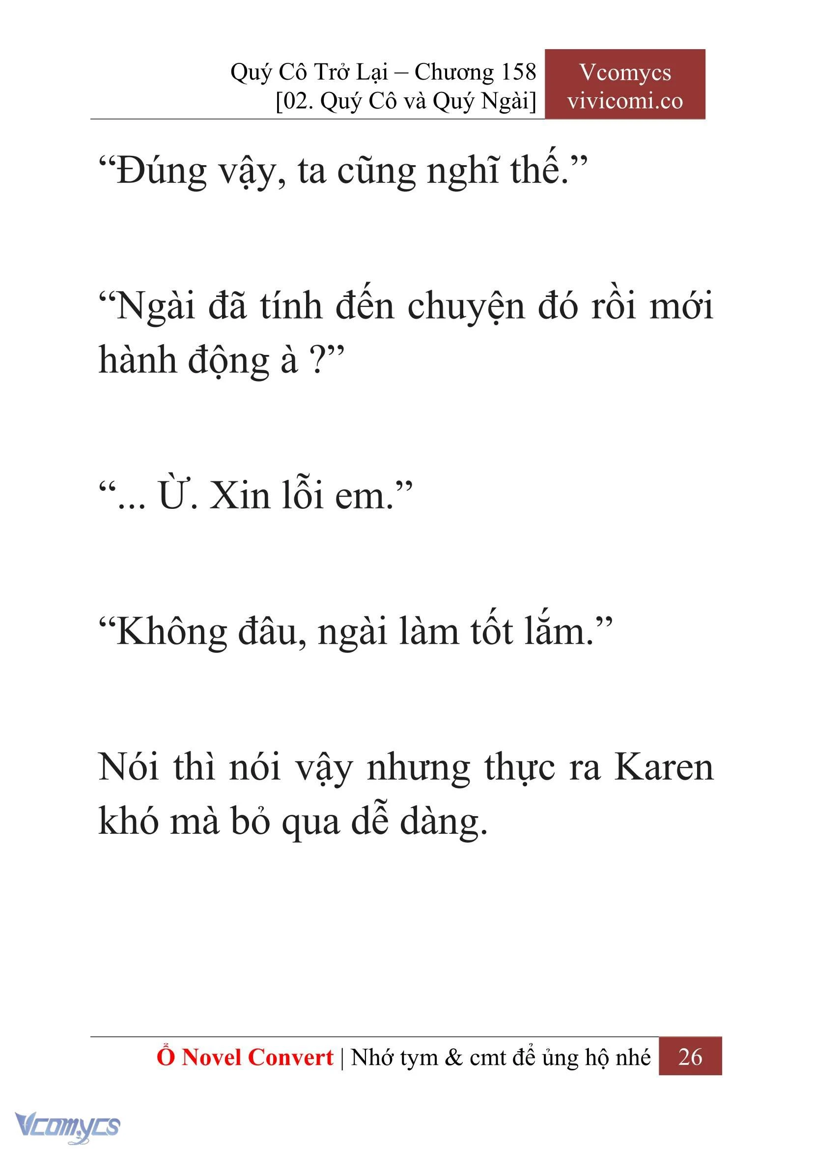 [Novel] Quý Cô Trở Lại Chapter  158 - 28