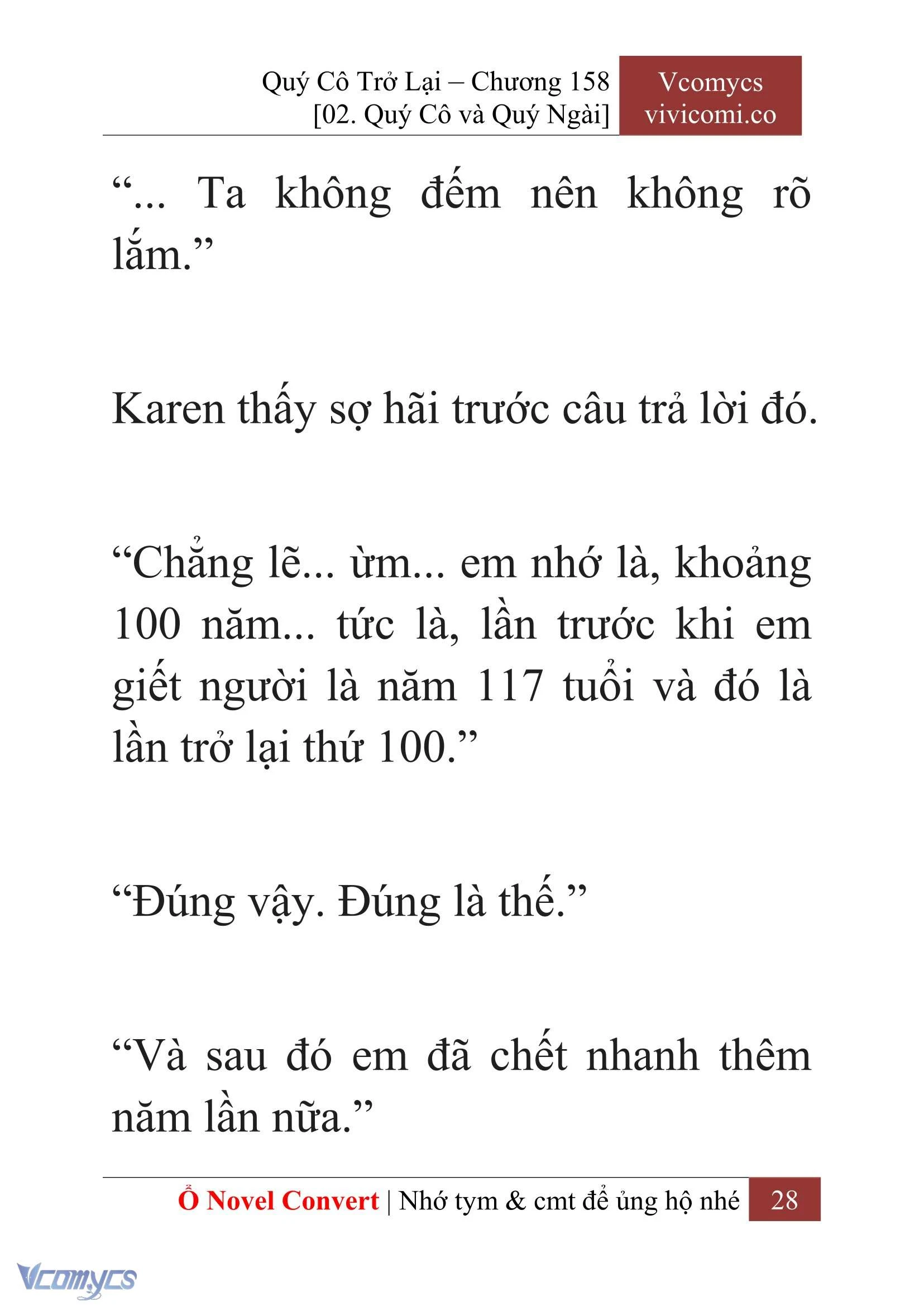 [Novel] Quý Cô Trở Lại Chapter  158 - 30