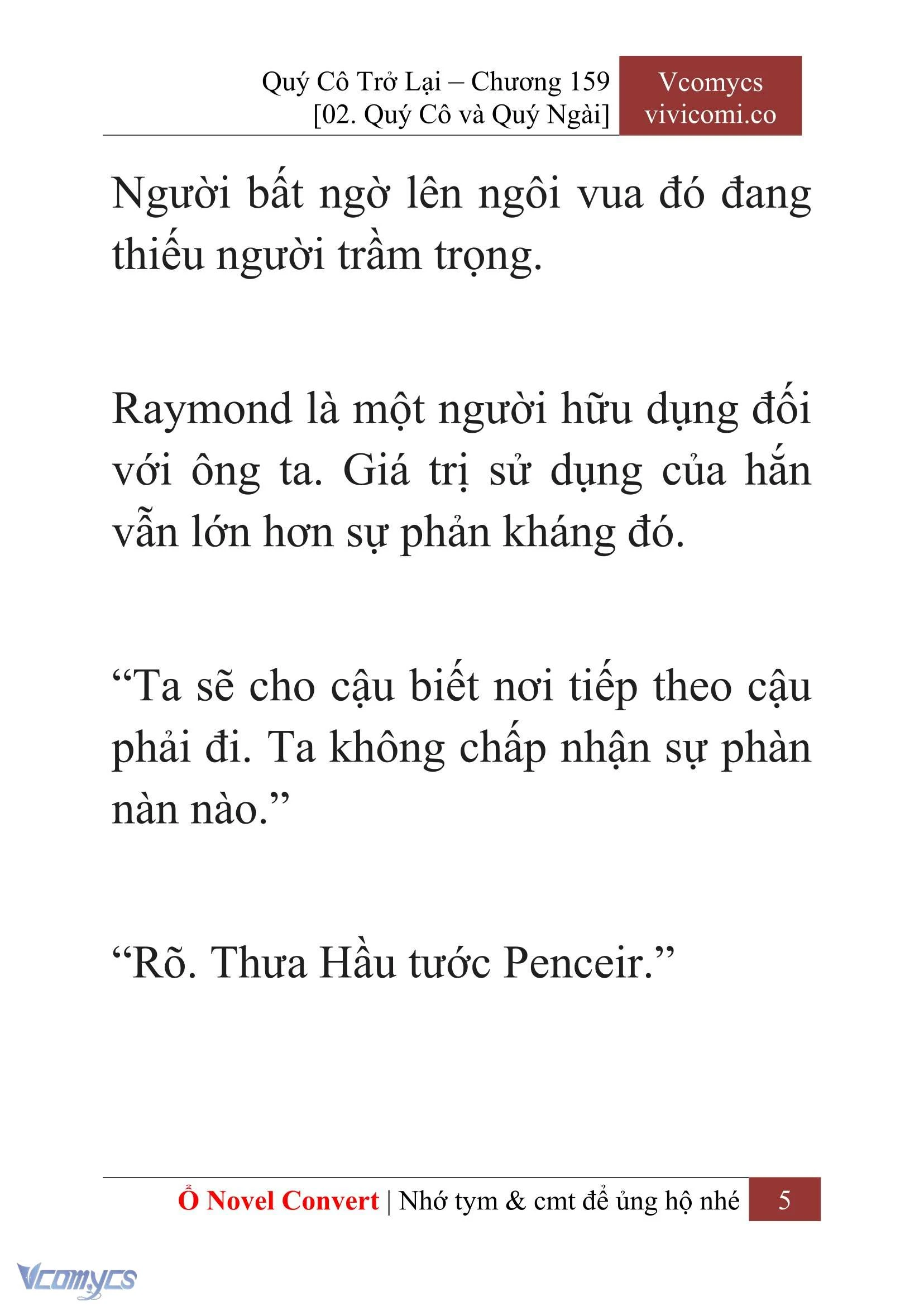 [Novel] Quý Cô Trở Lại Chapter  159 - 7