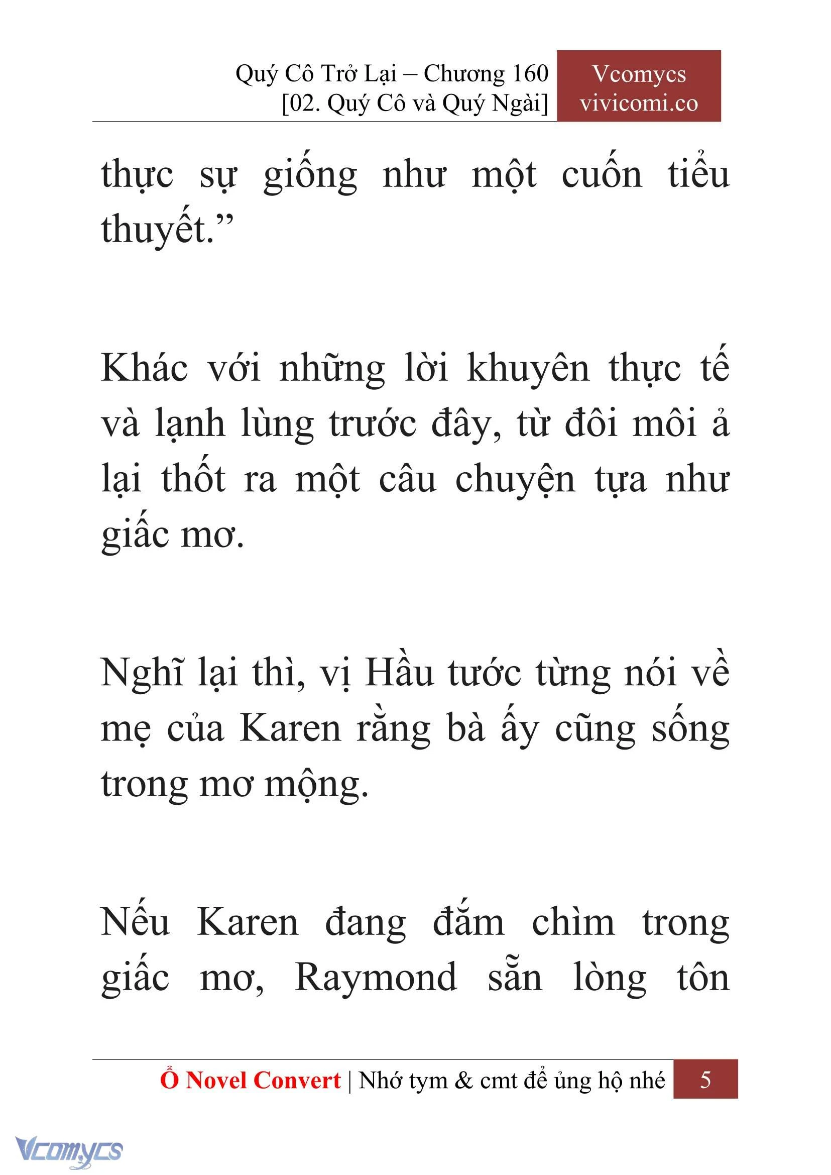 [Novel] Quý Cô Trở Lại Chapter  160 - 7