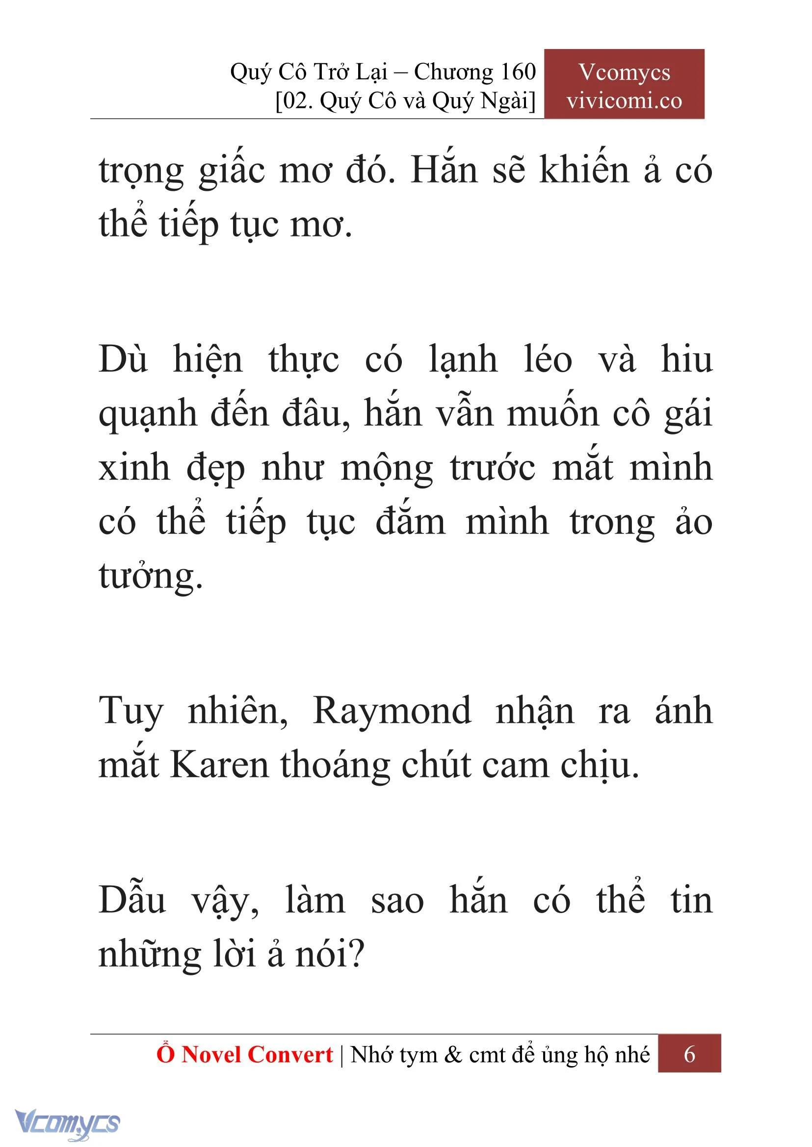[Novel] Quý Cô Trở Lại Chapter  160 - 8