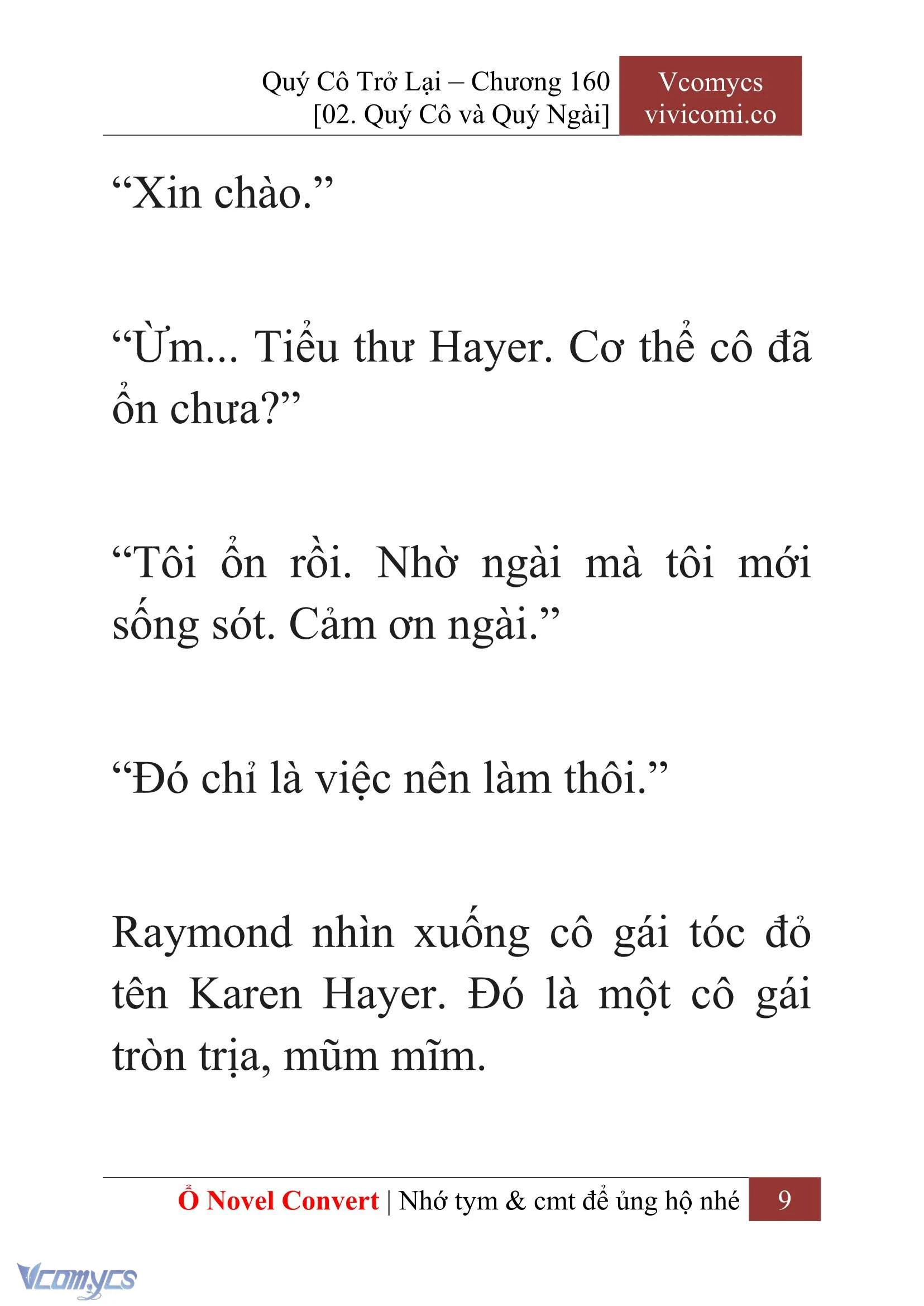 [Novel] Quý Cô Trở Lại Chapter  160 - 11