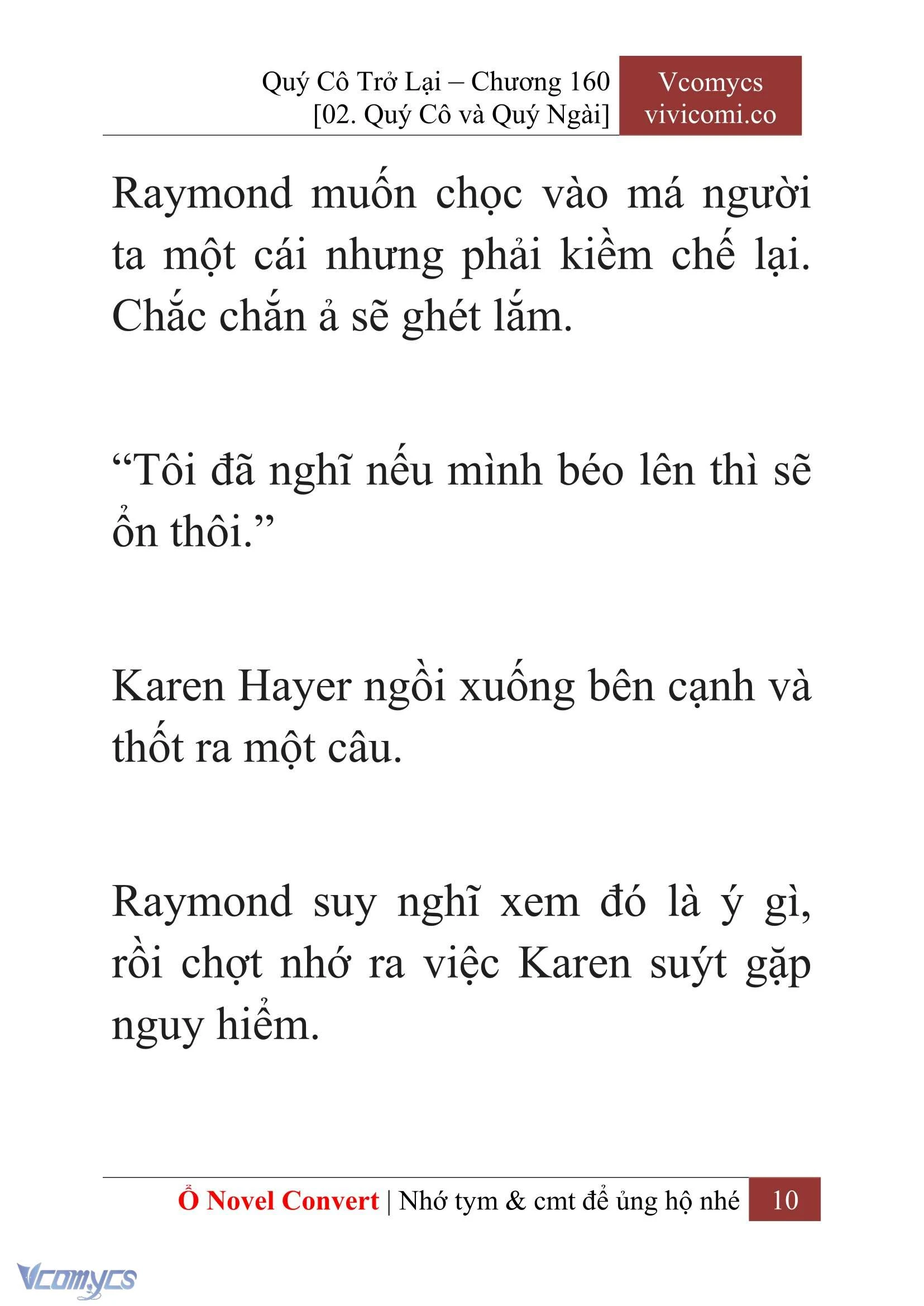 [Novel] Quý Cô Trở Lại Chapter  160 - 12