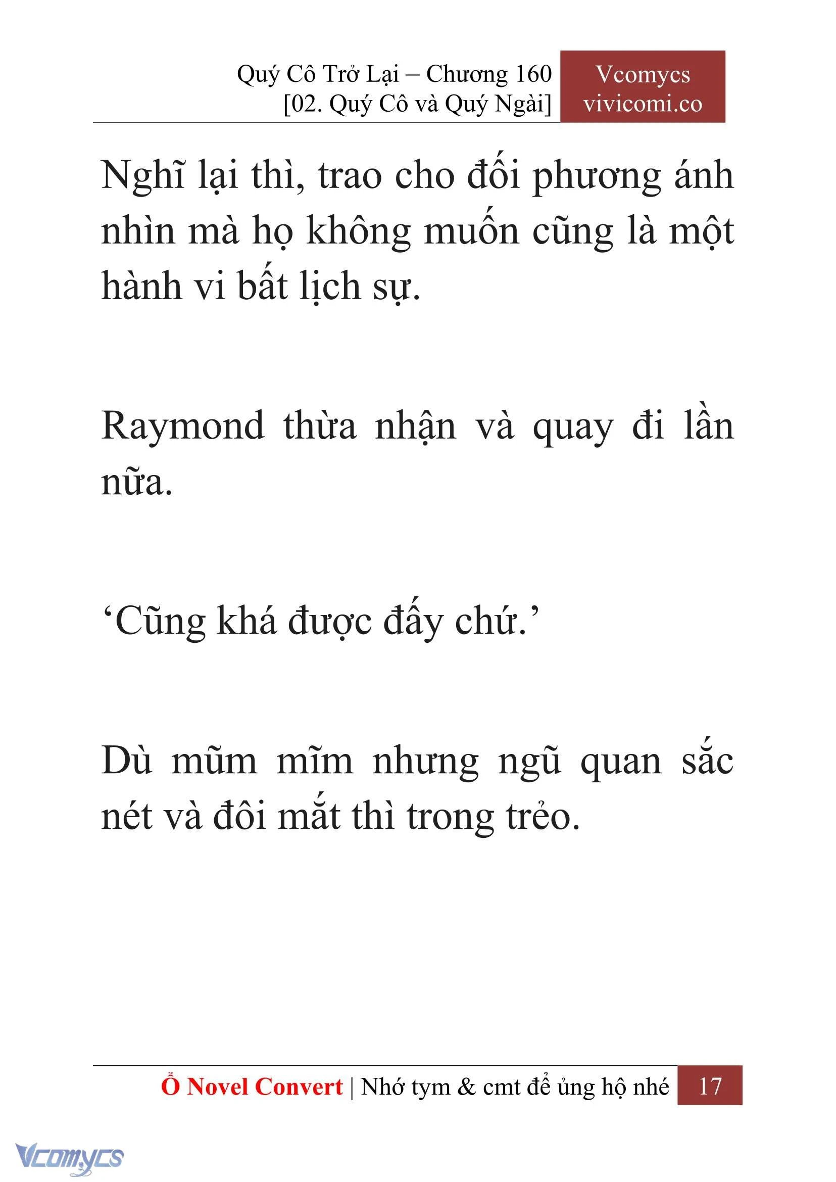 [Novel] Quý Cô Trở Lại Chapter  160 - 19