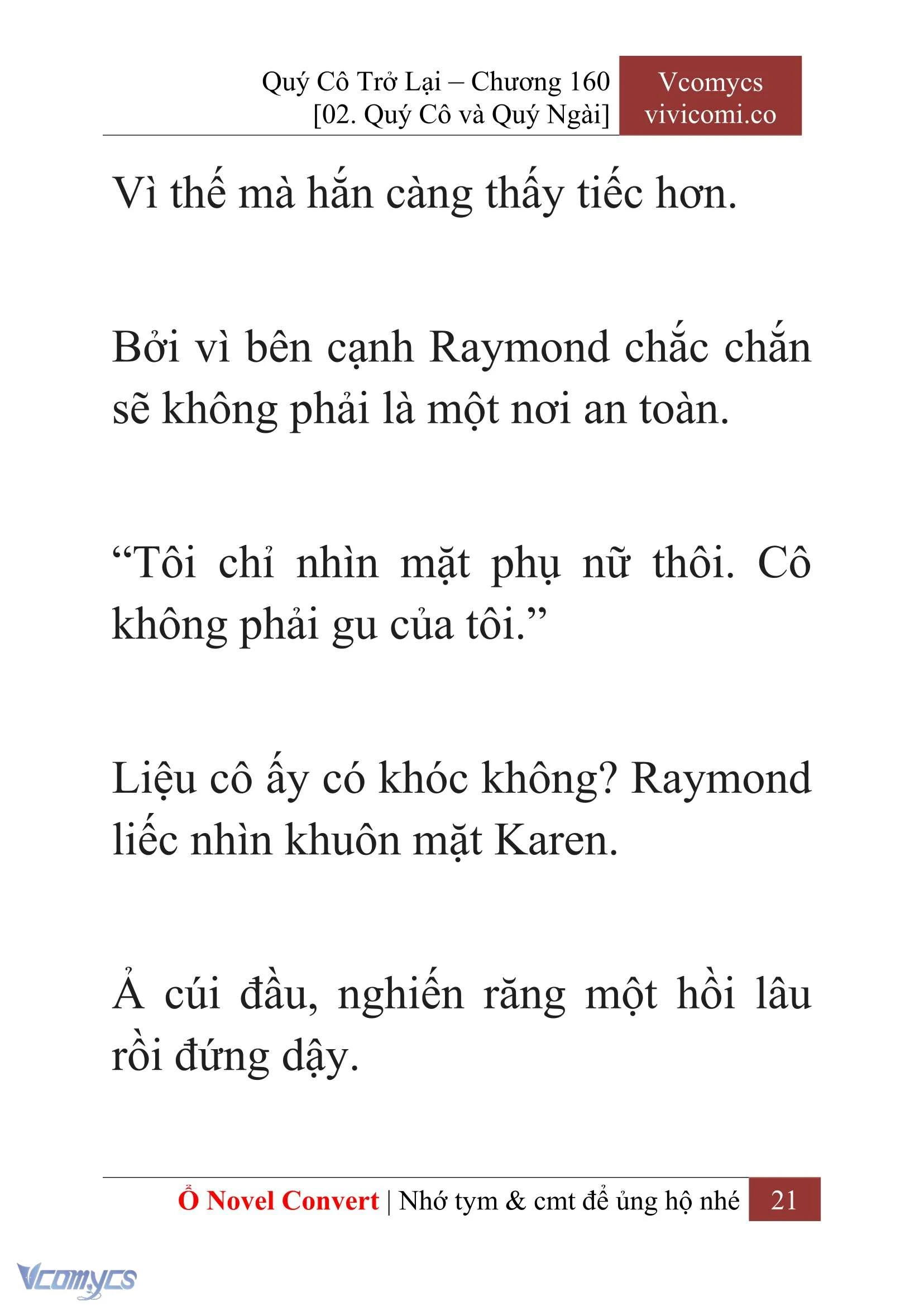 [Novel] Quý Cô Trở Lại Chapter  160 - 23