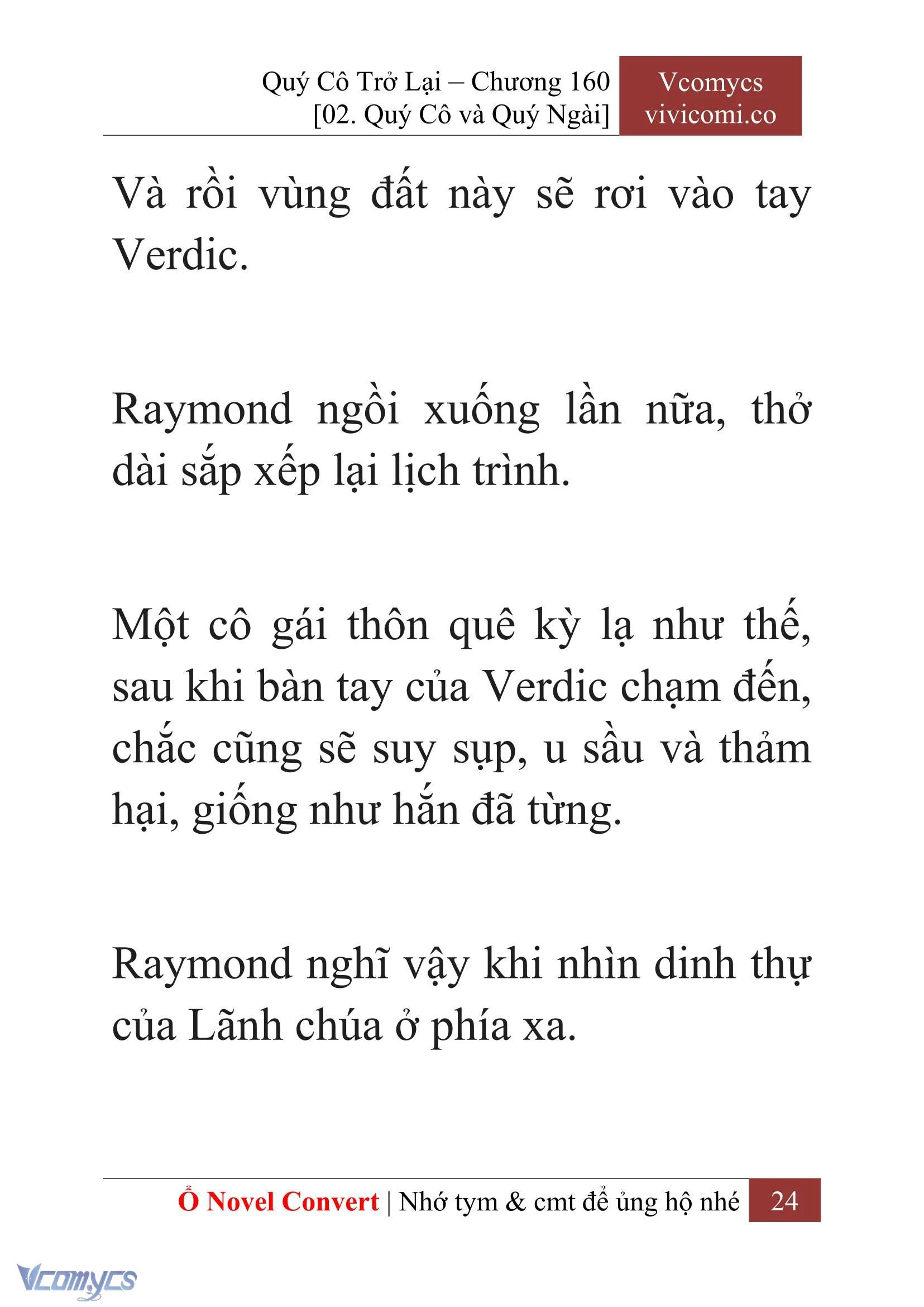 [Novel] Quý Cô Trở Lại Chapter  160 - 26