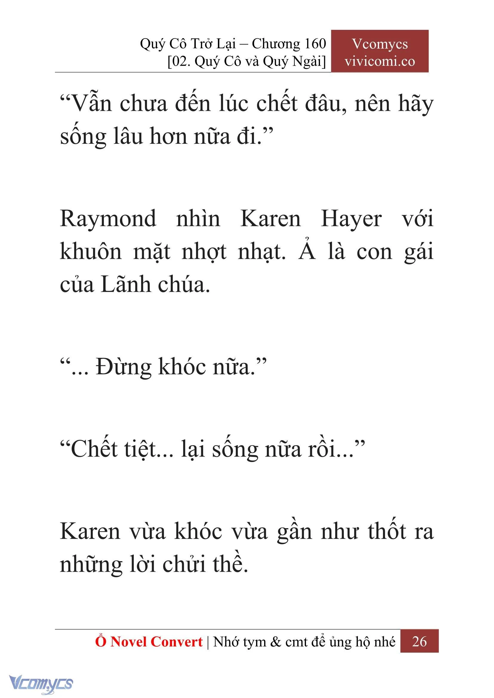 [Novel] Quý Cô Trở Lại Chapter  160 - 28