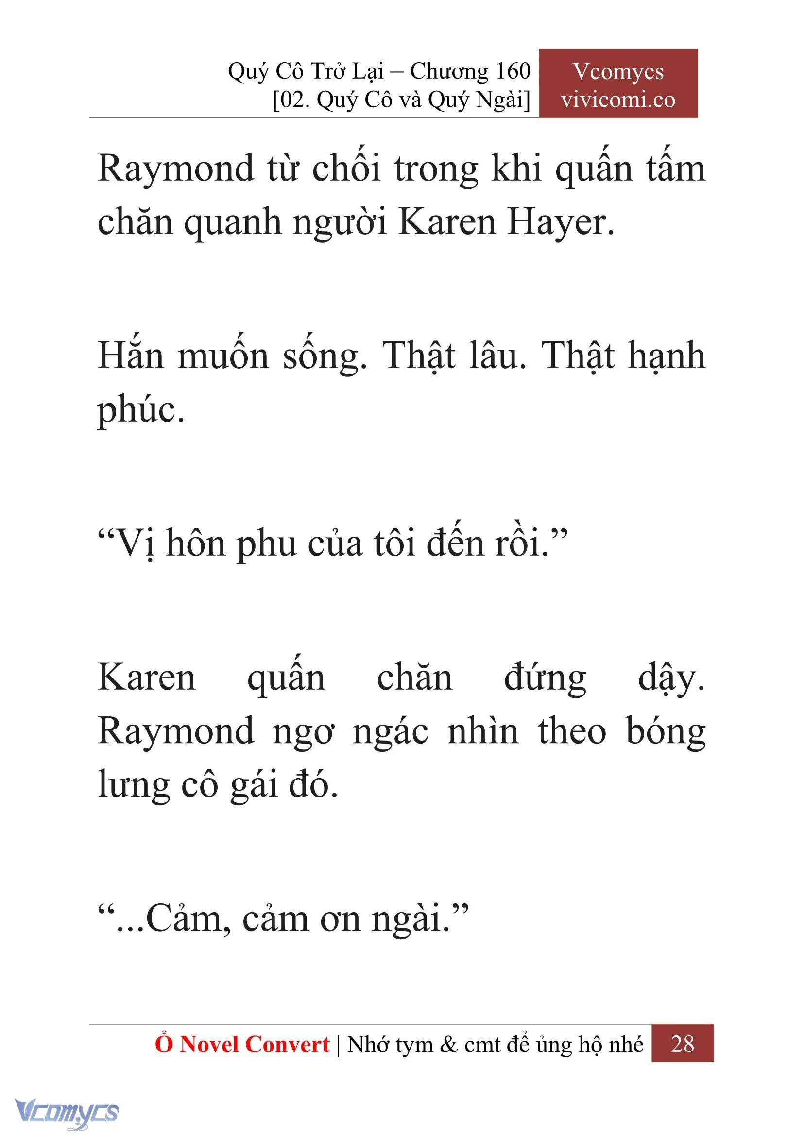 [Novel] Quý Cô Trở Lại Chapter  160 - 30