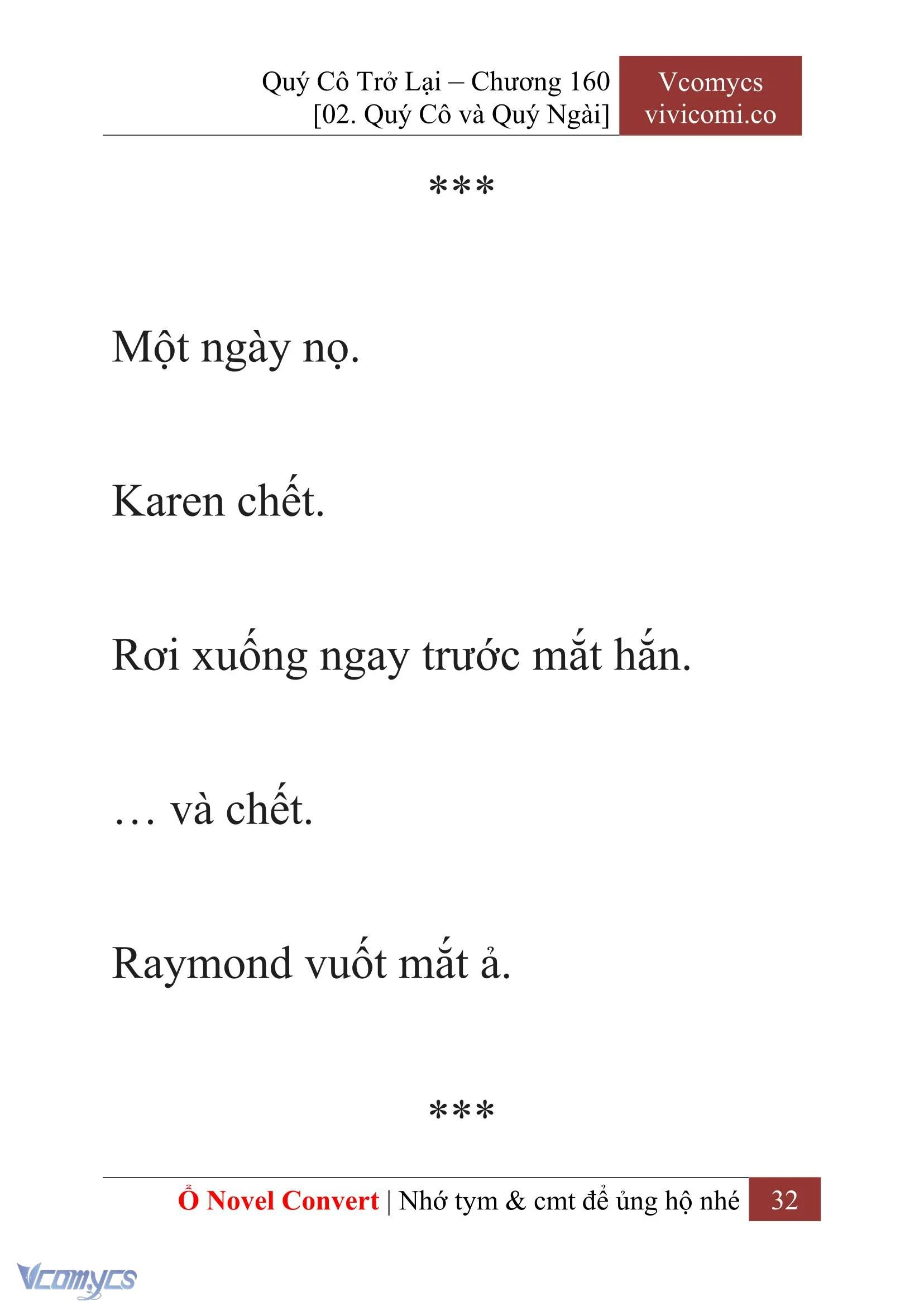 [Novel] Quý Cô Trở Lại Chapter  160 - 34