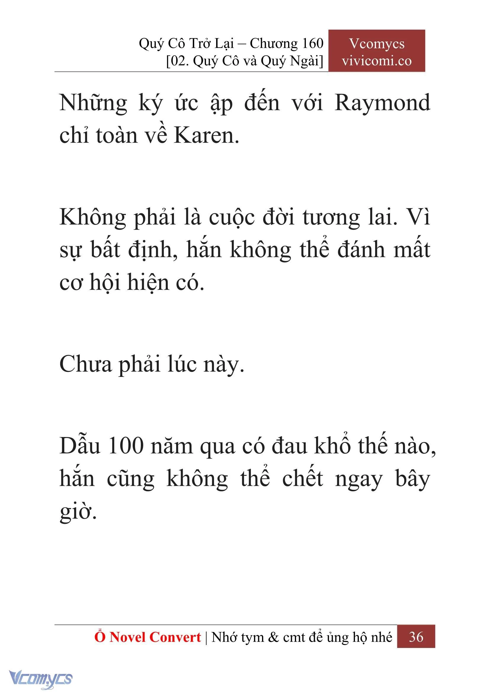 [Novel] Quý Cô Trở Lại Chapter  160 - 38