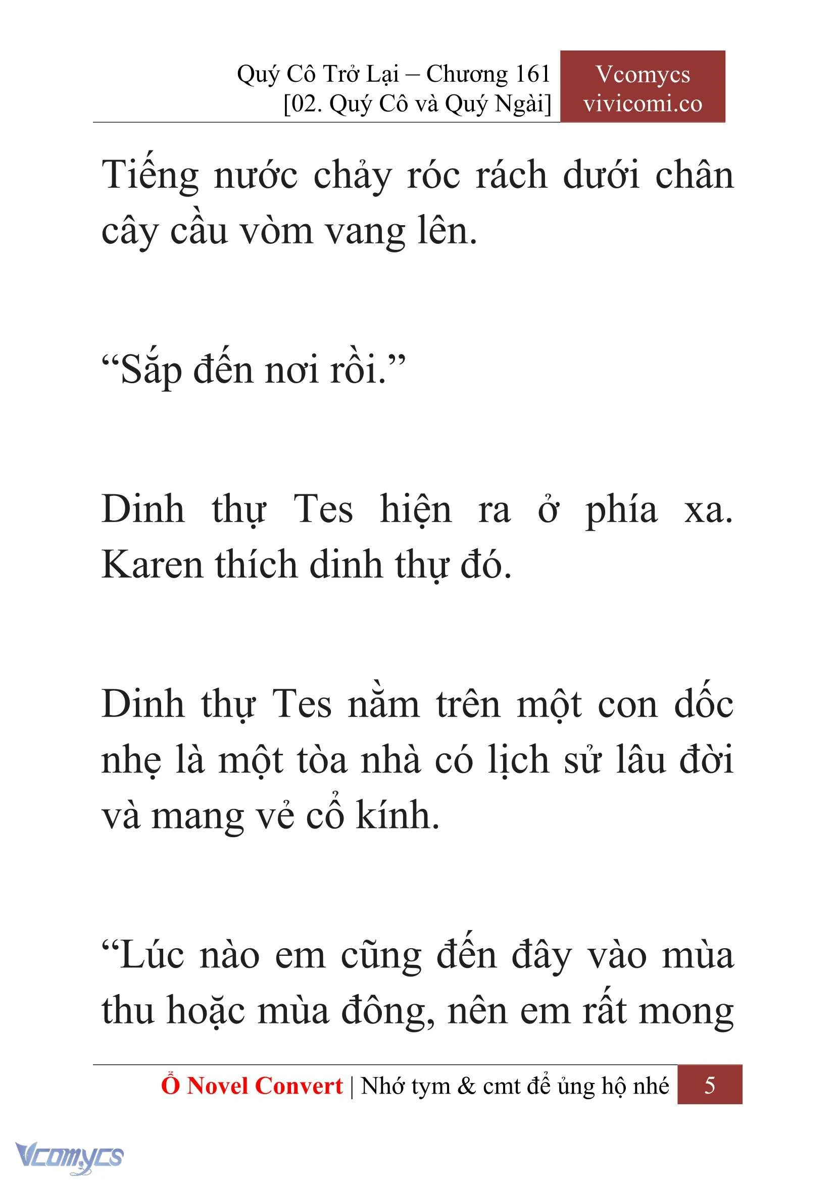 [Novel] Quý Cô Trở Lại Chapter  161 - 7