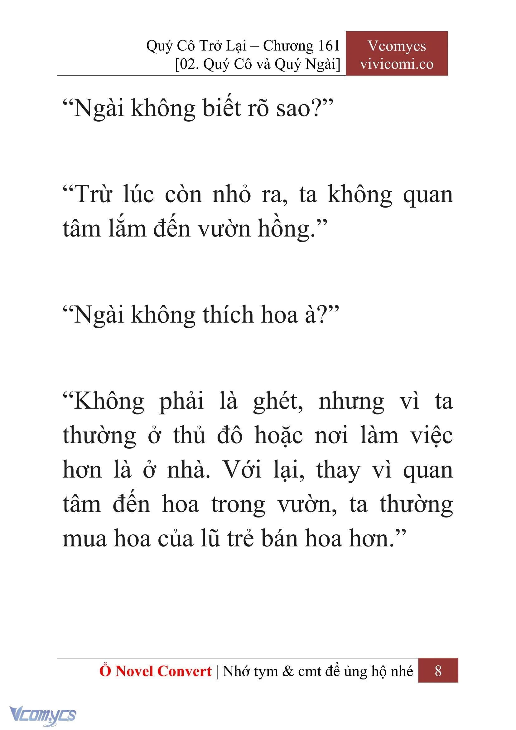 [Novel] Quý Cô Trở Lại Chapter  161 - 10