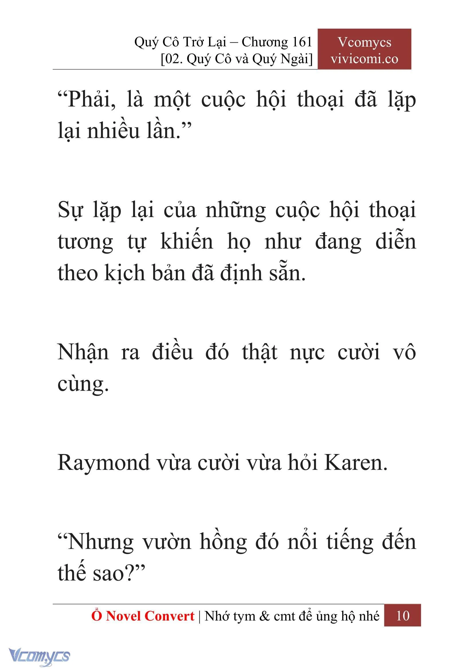 [Novel] Quý Cô Trở Lại Chapter  161 - 12