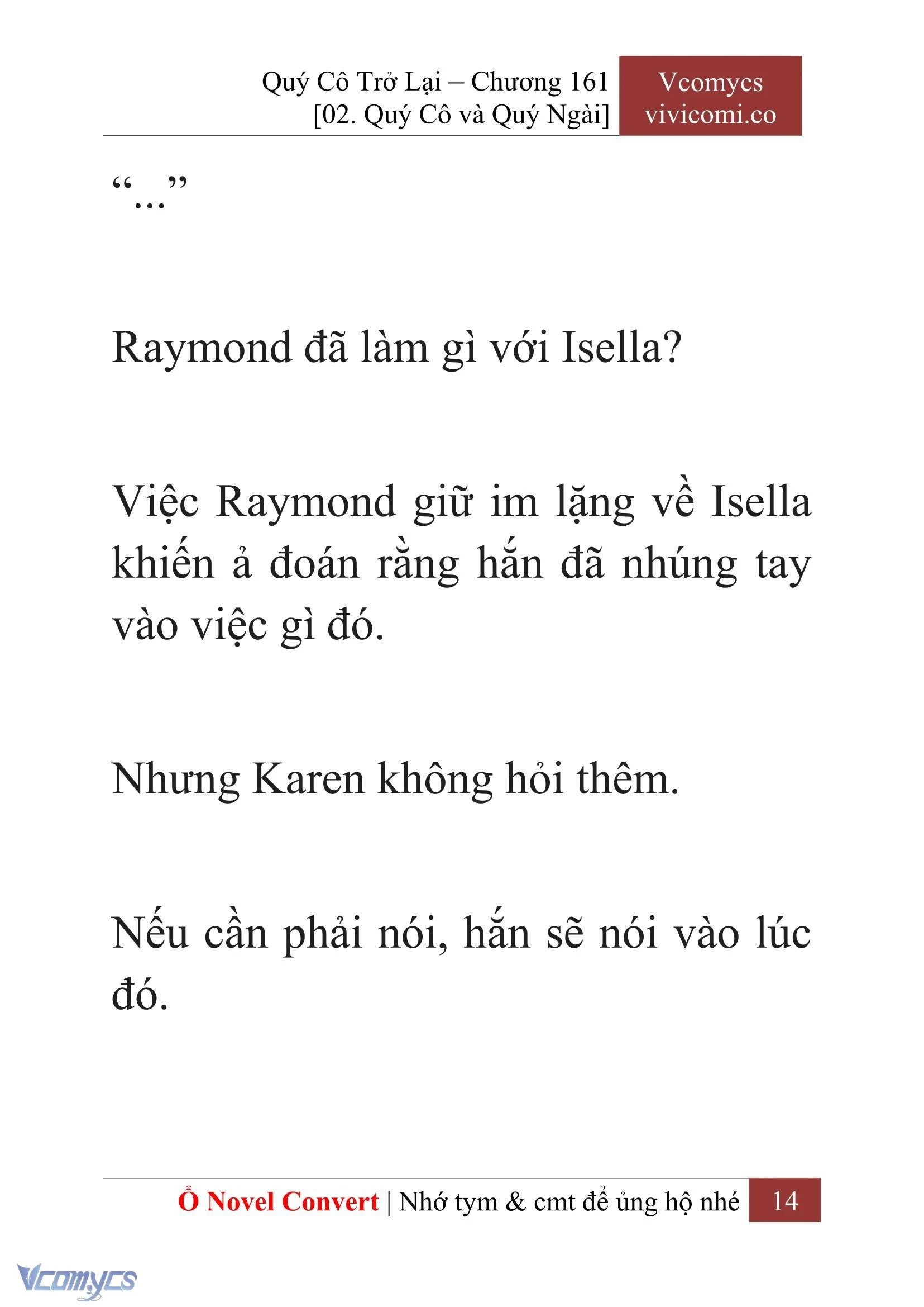 [Novel] Quý Cô Trở Lại Chapter  161 - 16