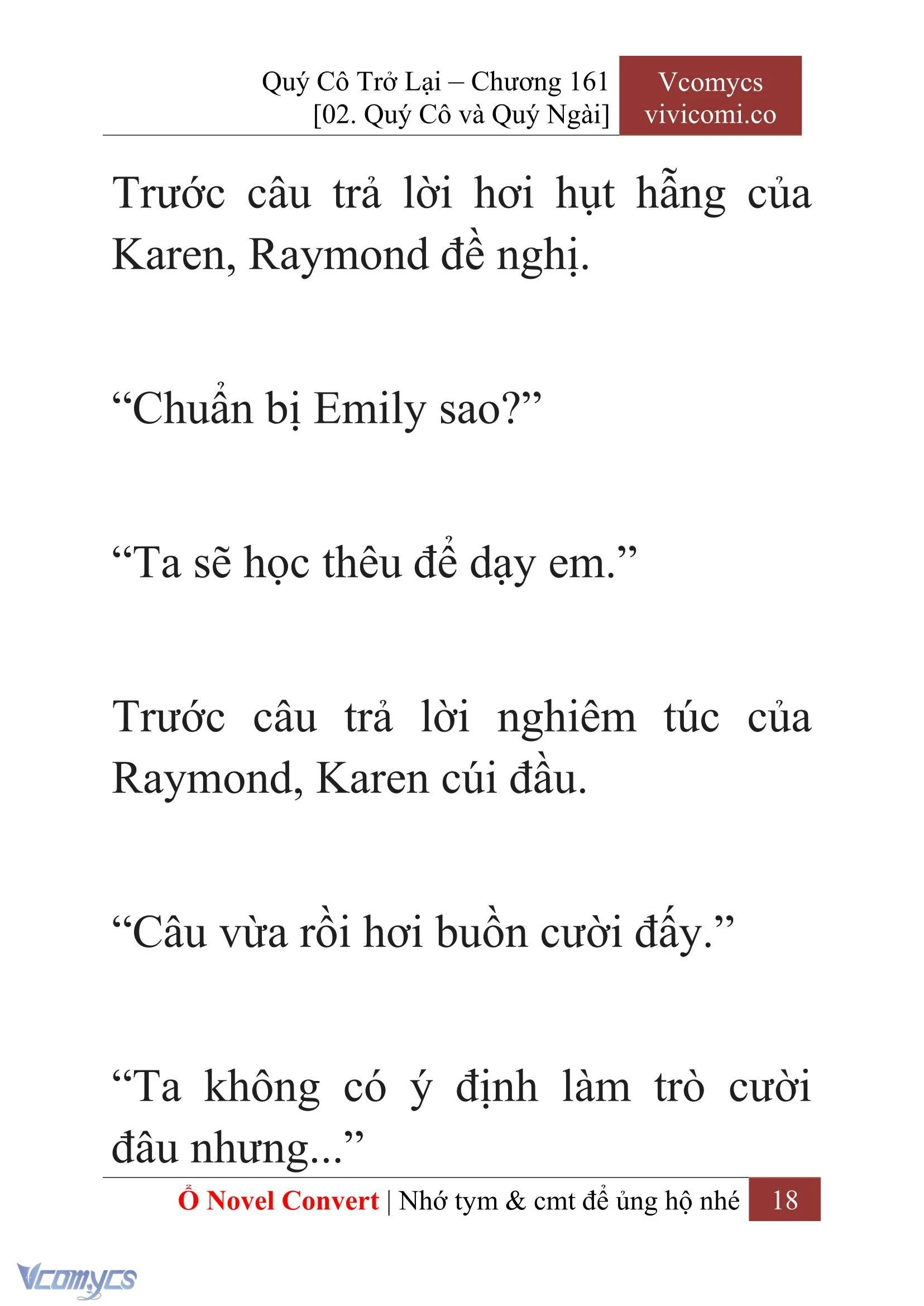 [Novel] Quý Cô Trở Lại Chapter  161 - 20