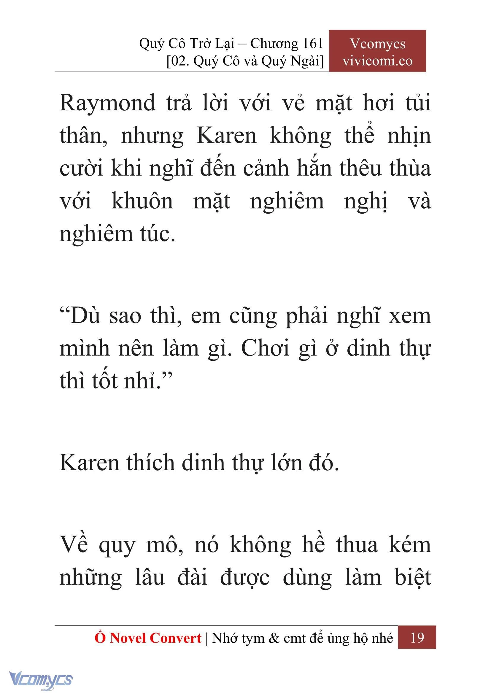 [Novel] Quý Cô Trở Lại Chapter  161 - 21