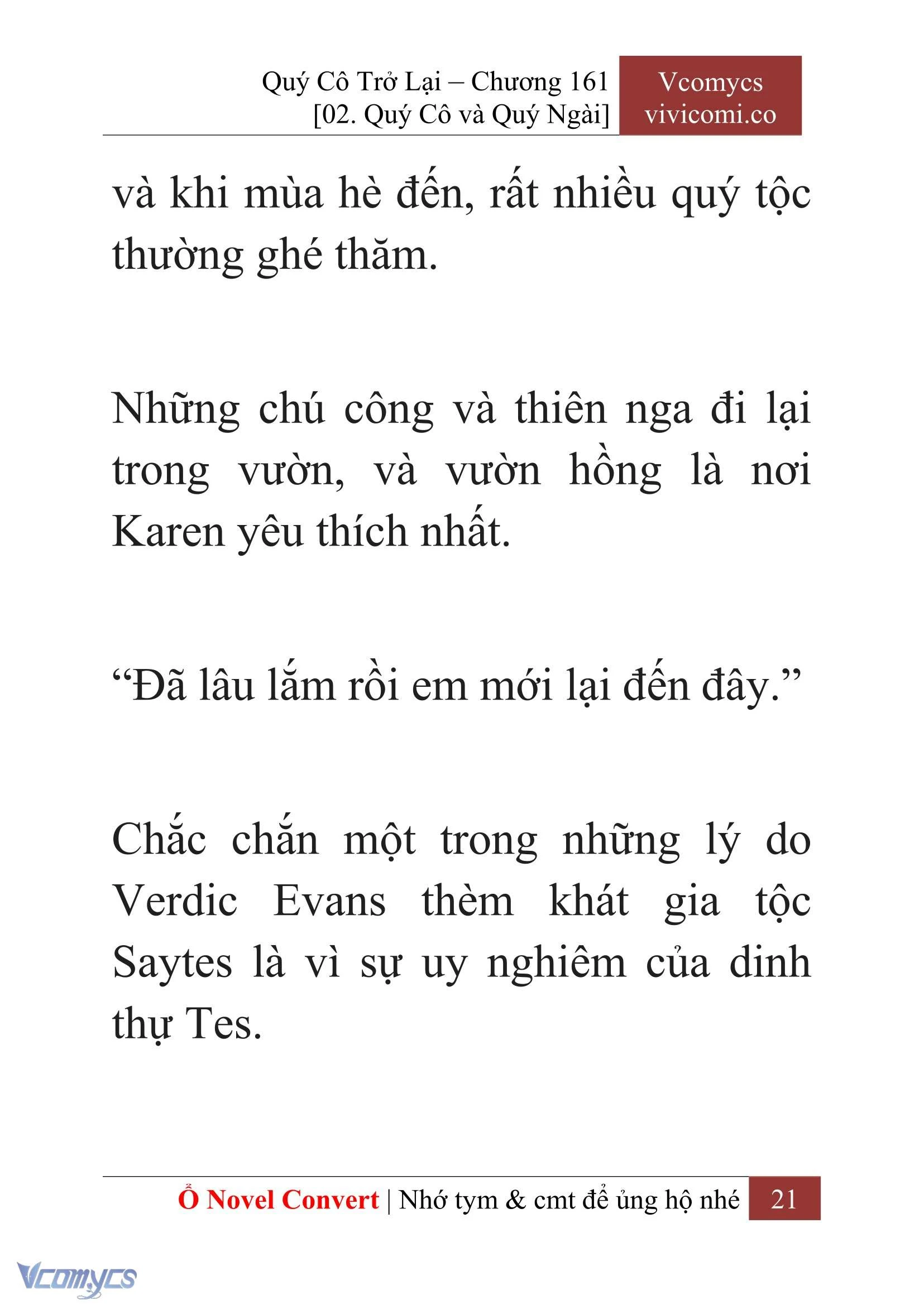 [Novel] Quý Cô Trở Lại Chapter  161 - 23