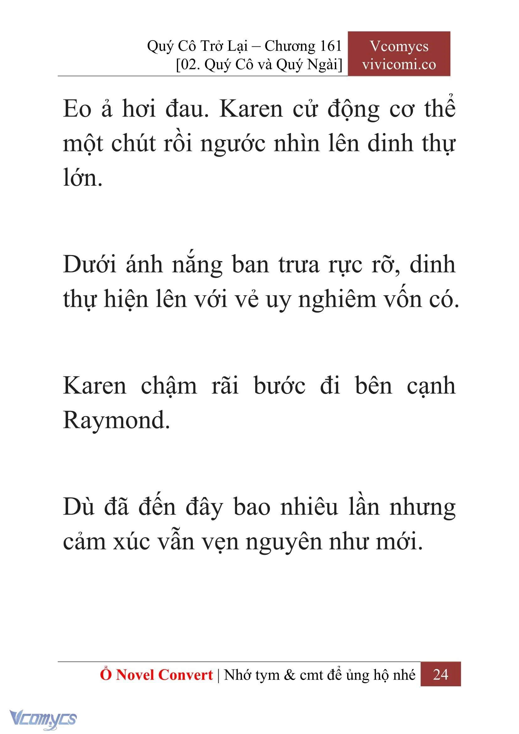 [Novel] Quý Cô Trở Lại Chapter  161 - 26