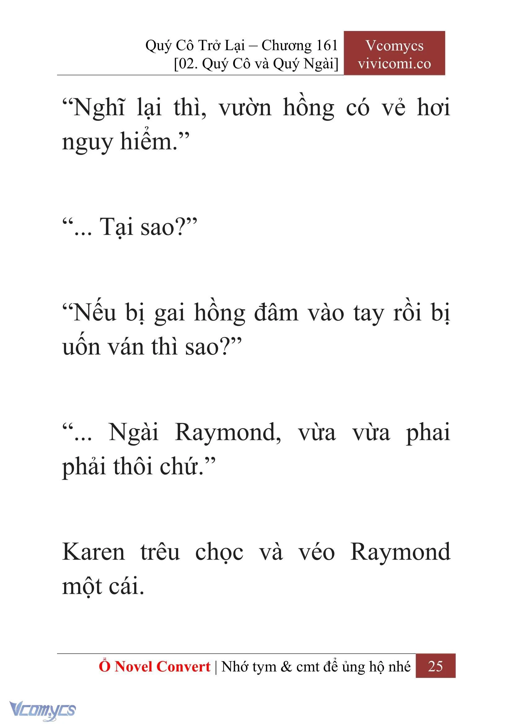 [Novel] Quý Cô Trở Lại Chapter  161 - 27