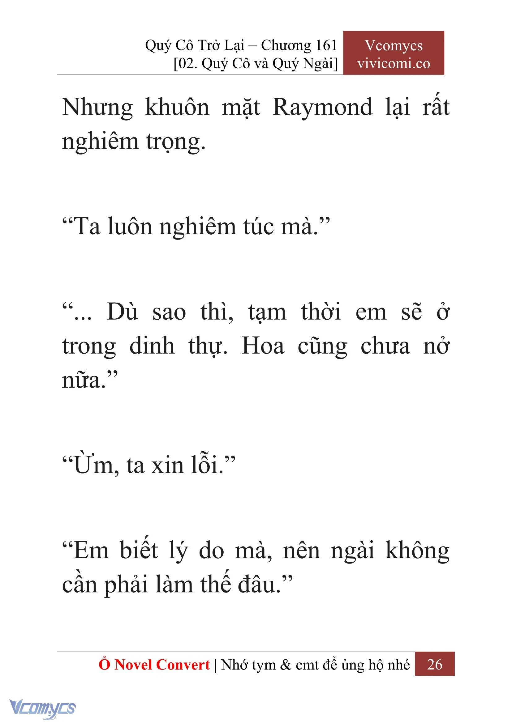 [Novel] Quý Cô Trở Lại Chapter  161 - 28