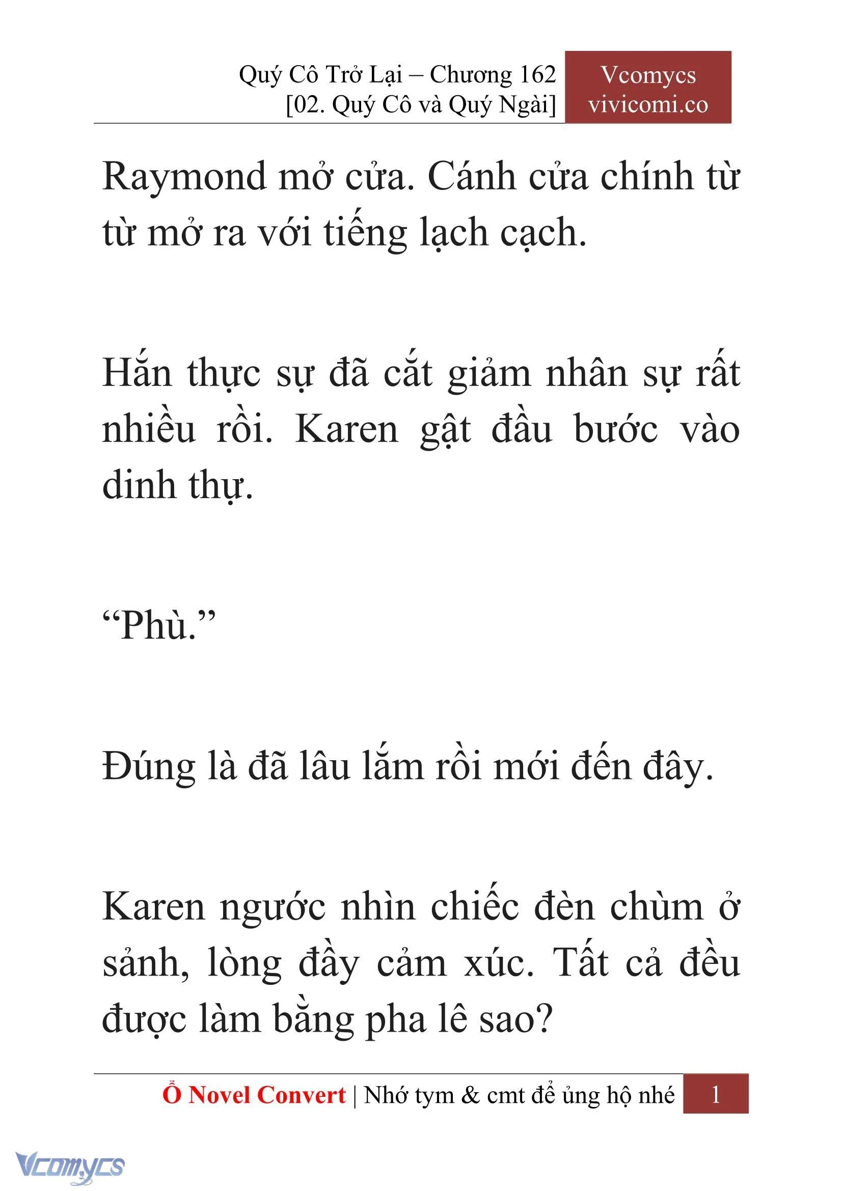 [Novel] Quý Cô Trở Lại Chapter  162 - 3