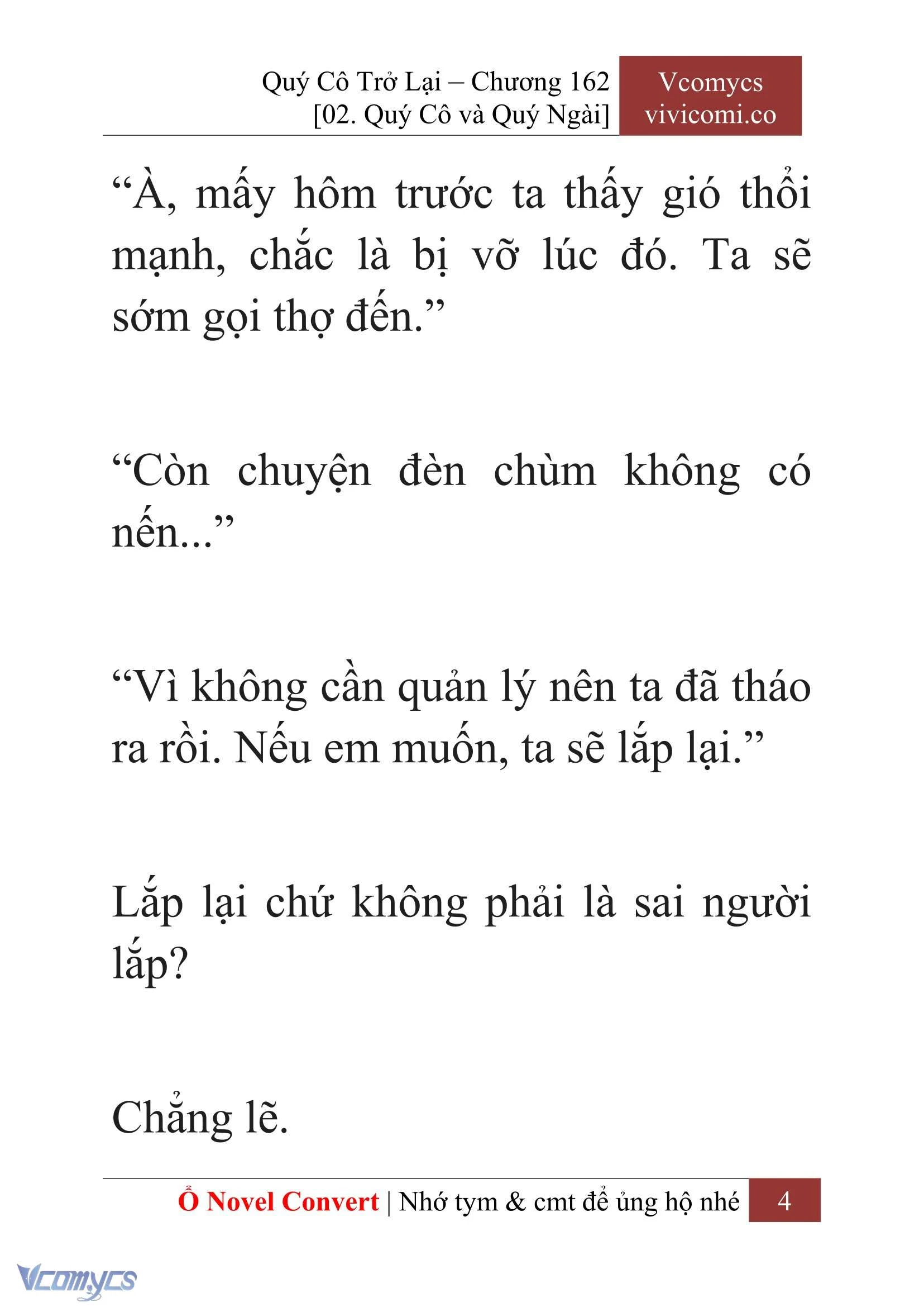 [Novel] Quý Cô Trở Lại Chapter  162 - 6