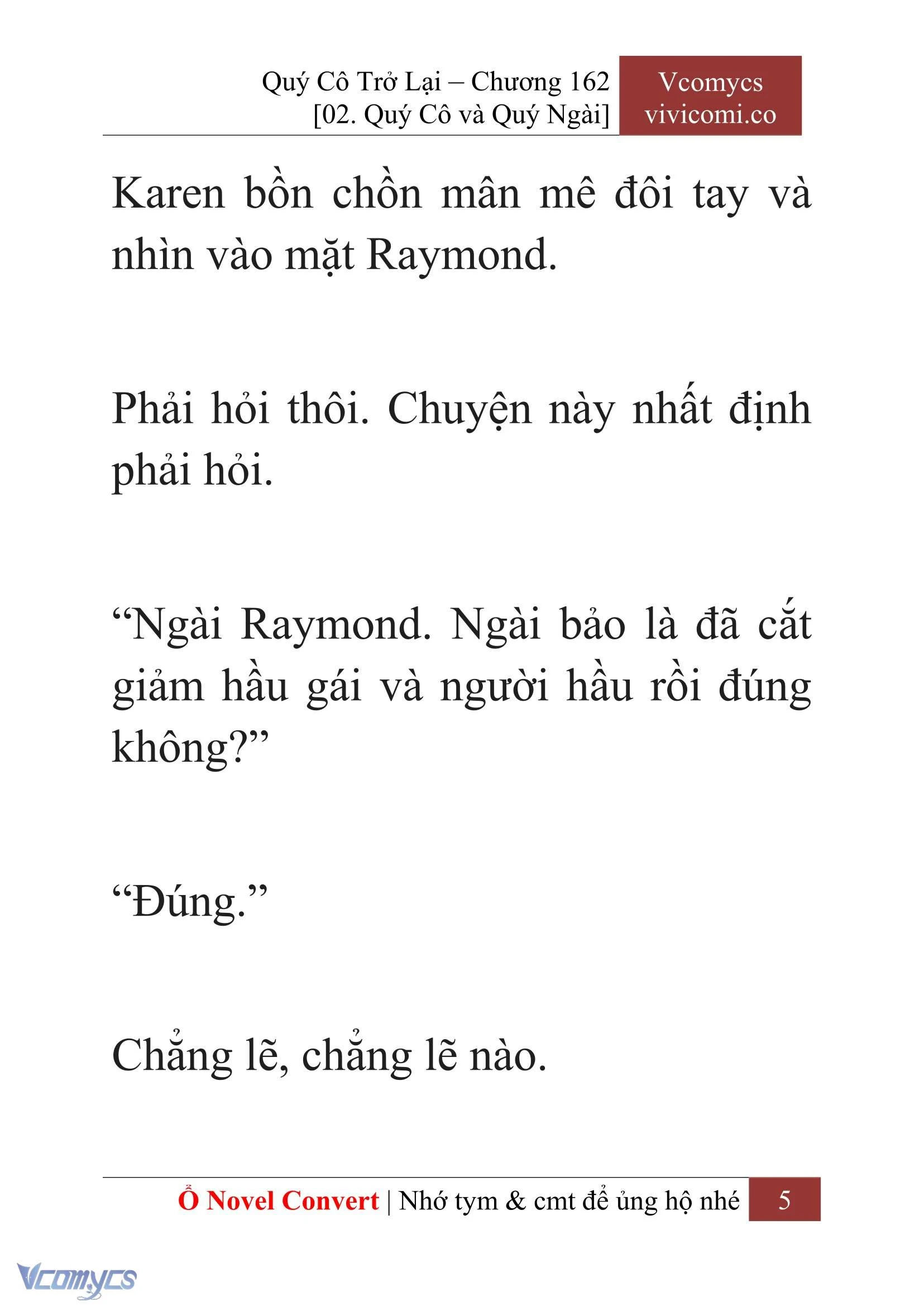 [Novel] Quý Cô Trở Lại Chapter  162 - 7