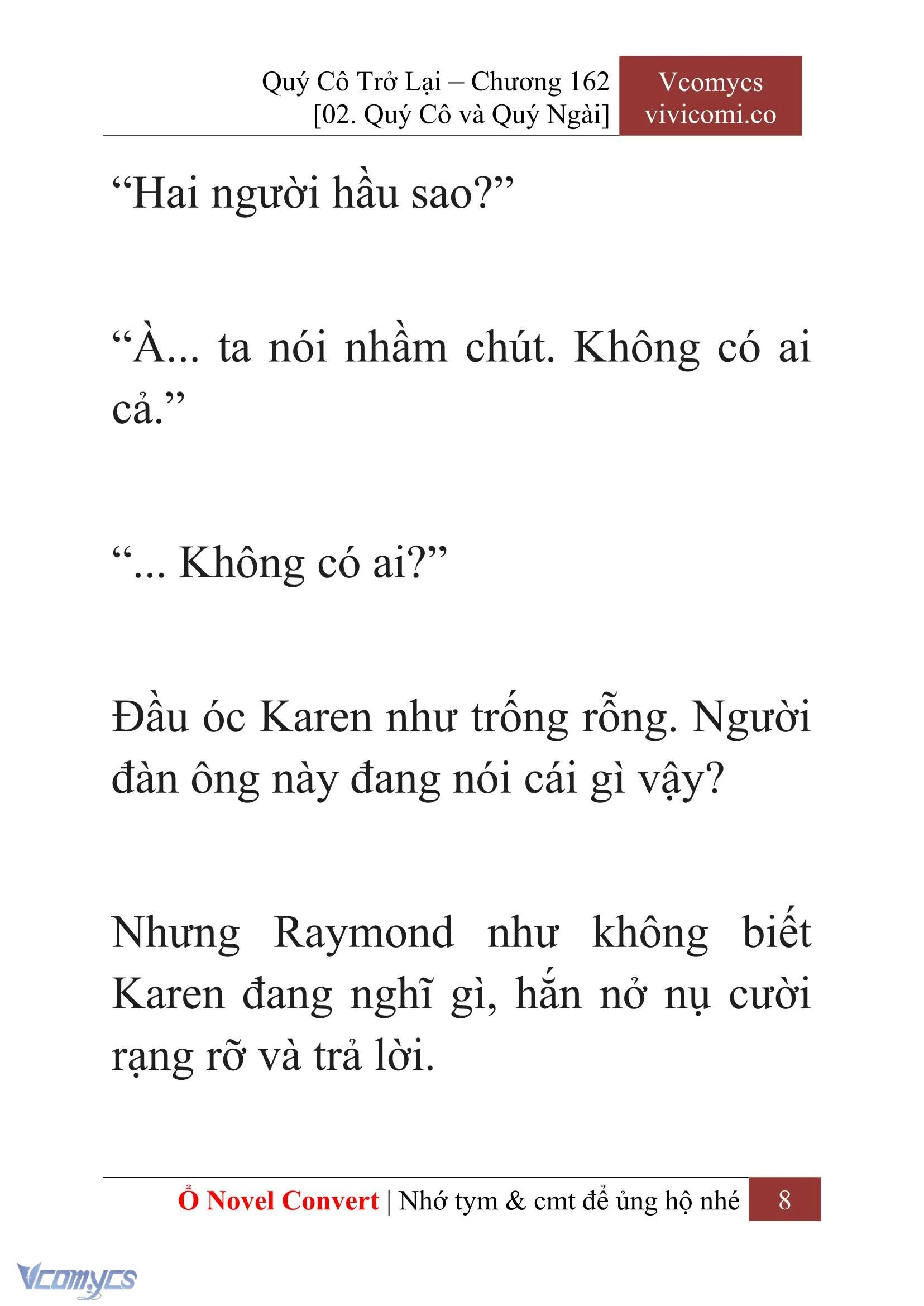 [Novel] Quý Cô Trở Lại Chapter  162 - 10