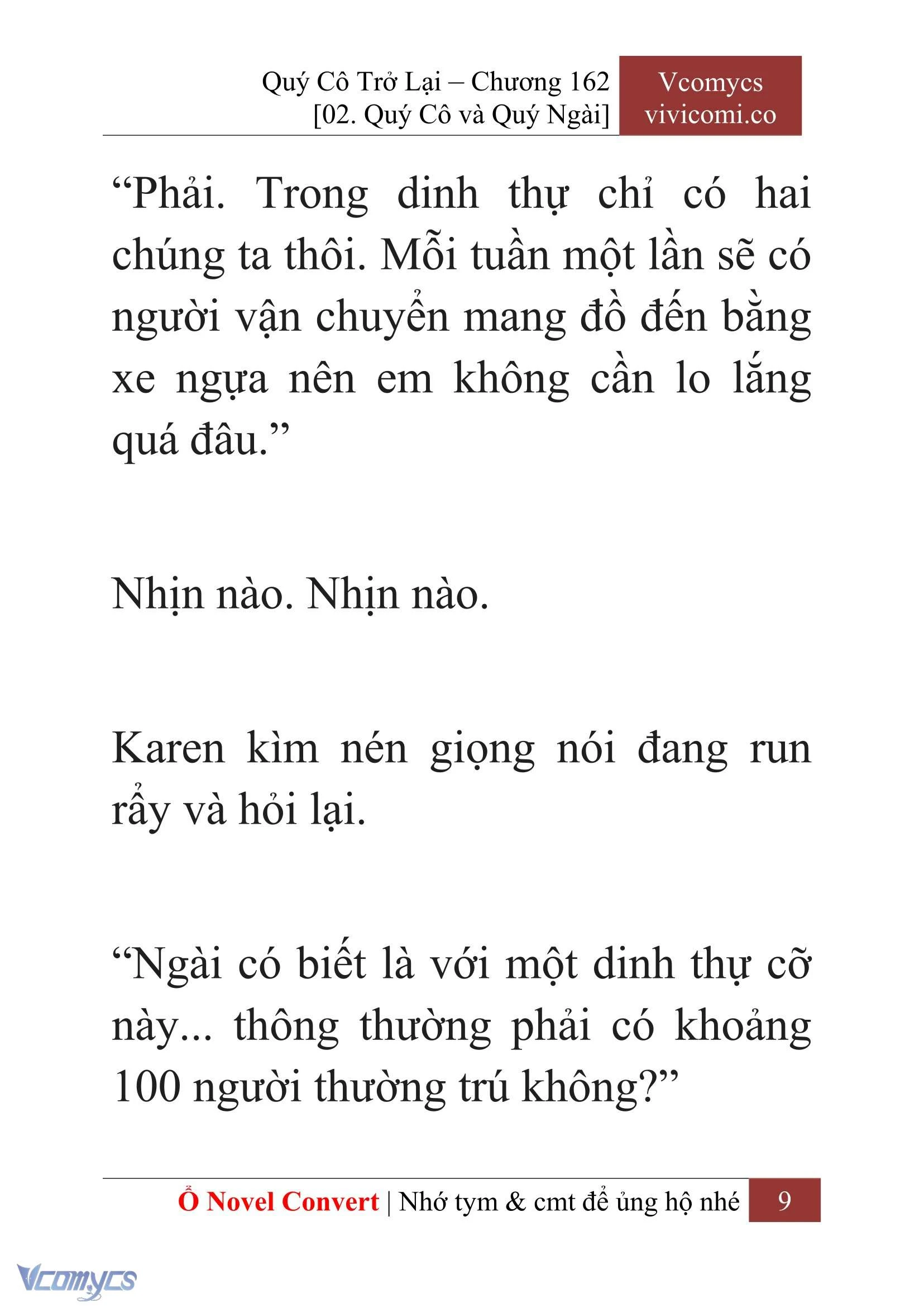 [Novel] Quý Cô Trở Lại Chapter  162 - 11