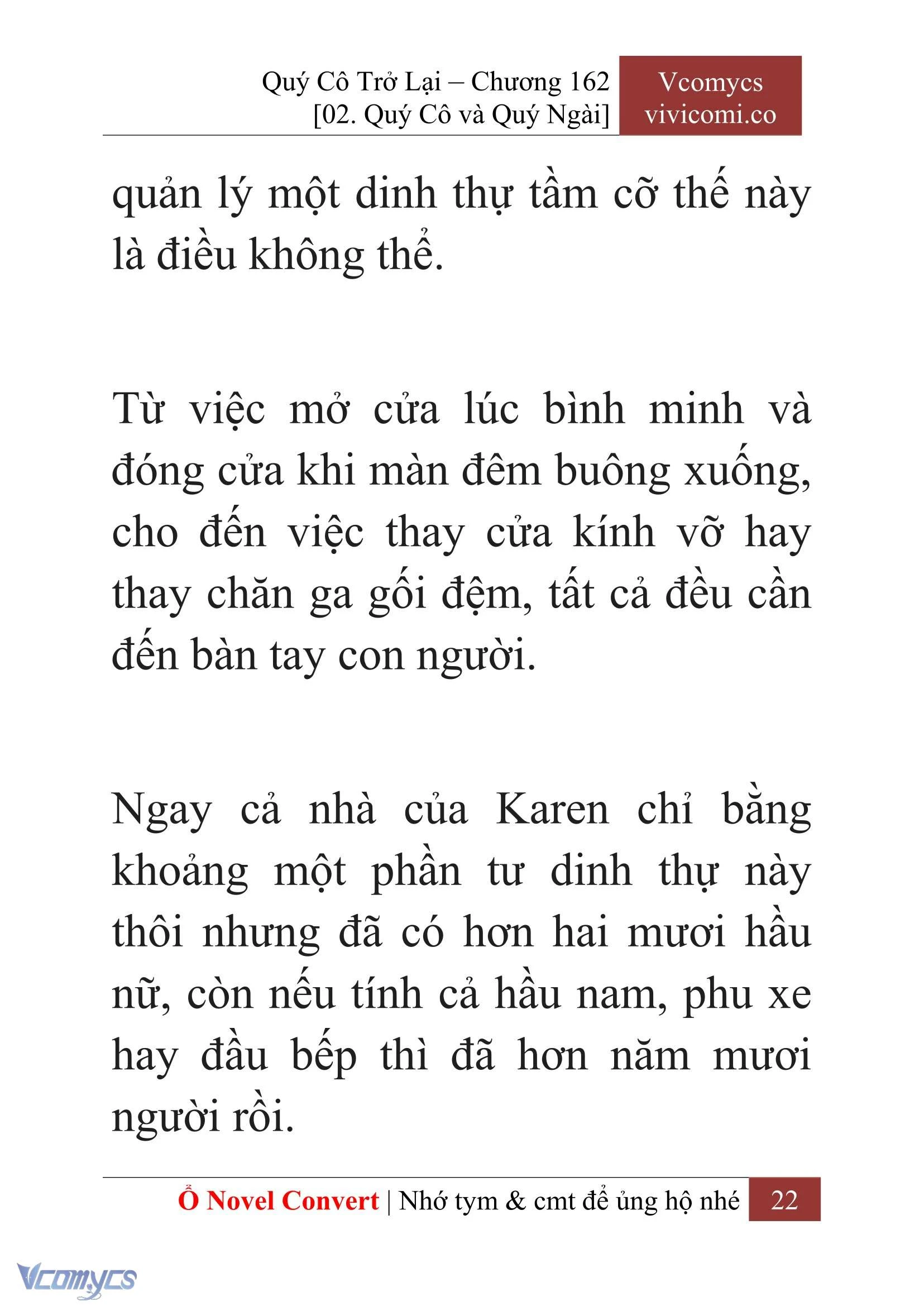 [Novel] Quý Cô Trở Lại Chapter  162 - 24