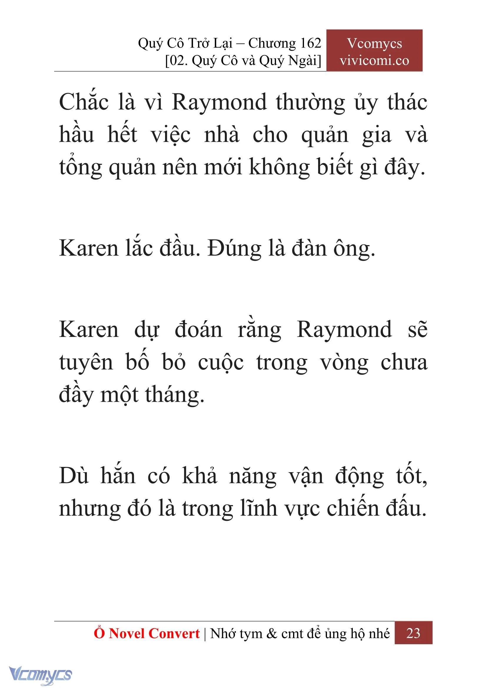 [Novel] Quý Cô Trở Lại Chapter  162 - 25