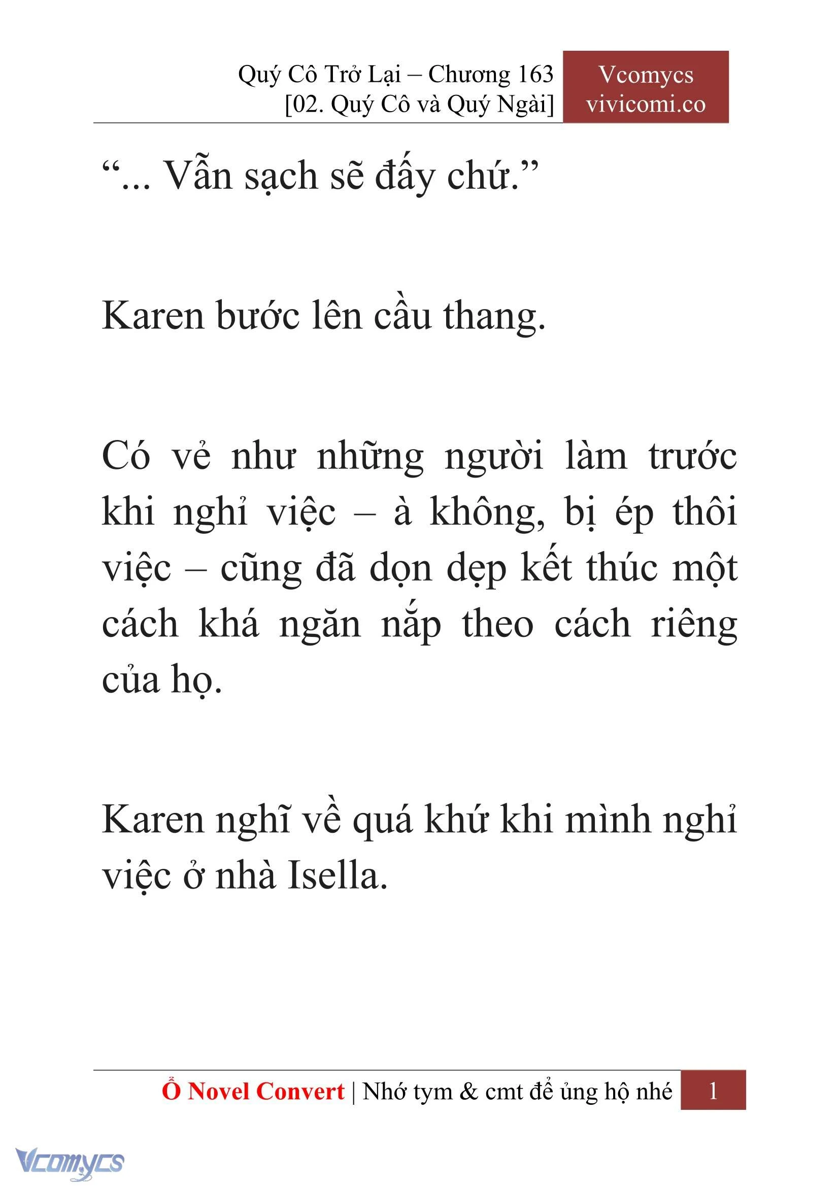[Novel] Quý Cô Trở Lại Chapter  163 - 3