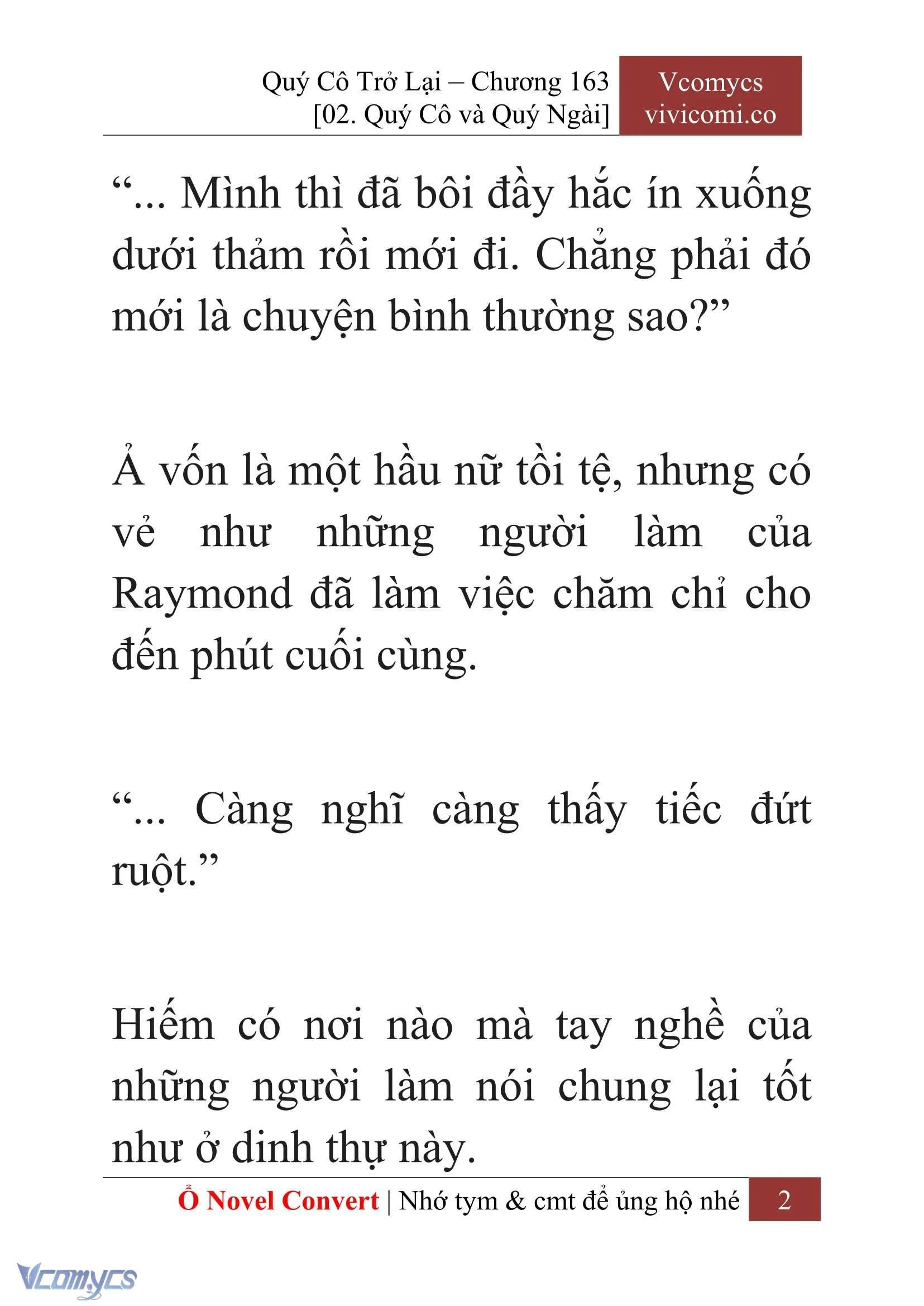 [Novel] Quý Cô Trở Lại Chapter  163 - 4