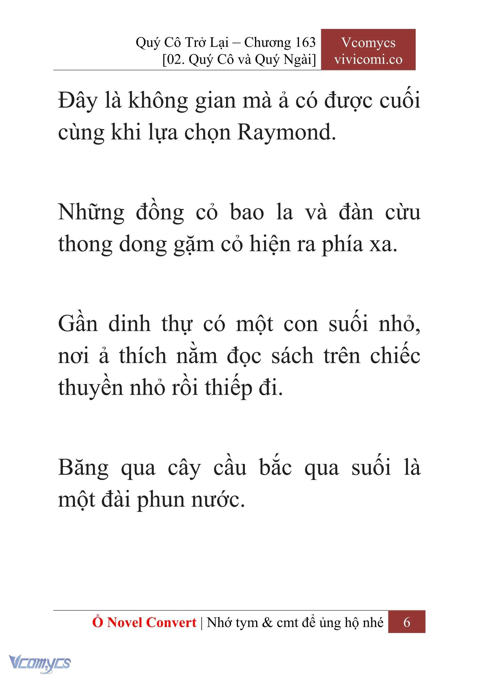 [Novel] Quý Cô Trở Lại Chapter  163 - 8