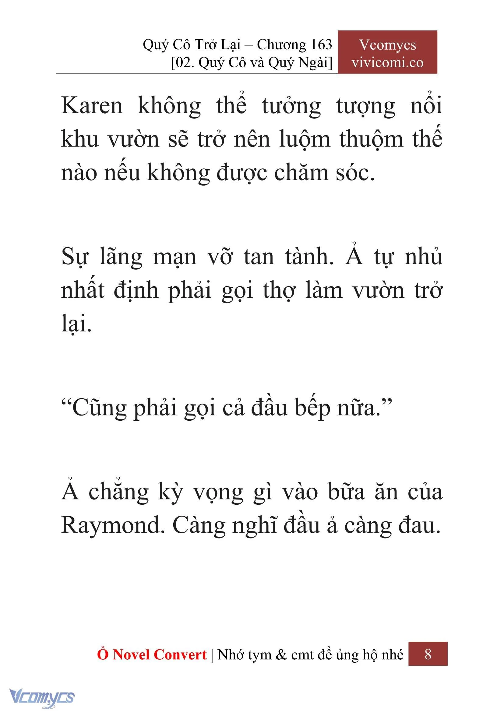 [Novel] Quý Cô Trở Lại Chapter  163 - 10