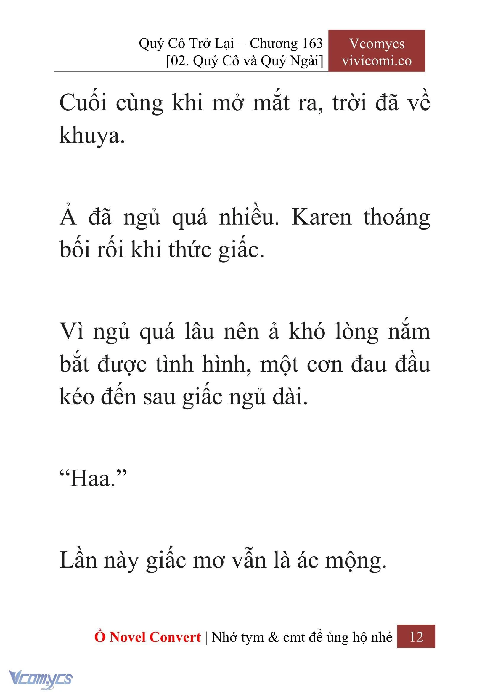[Novel] Quý Cô Trở Lại Chapter  163 - 14
