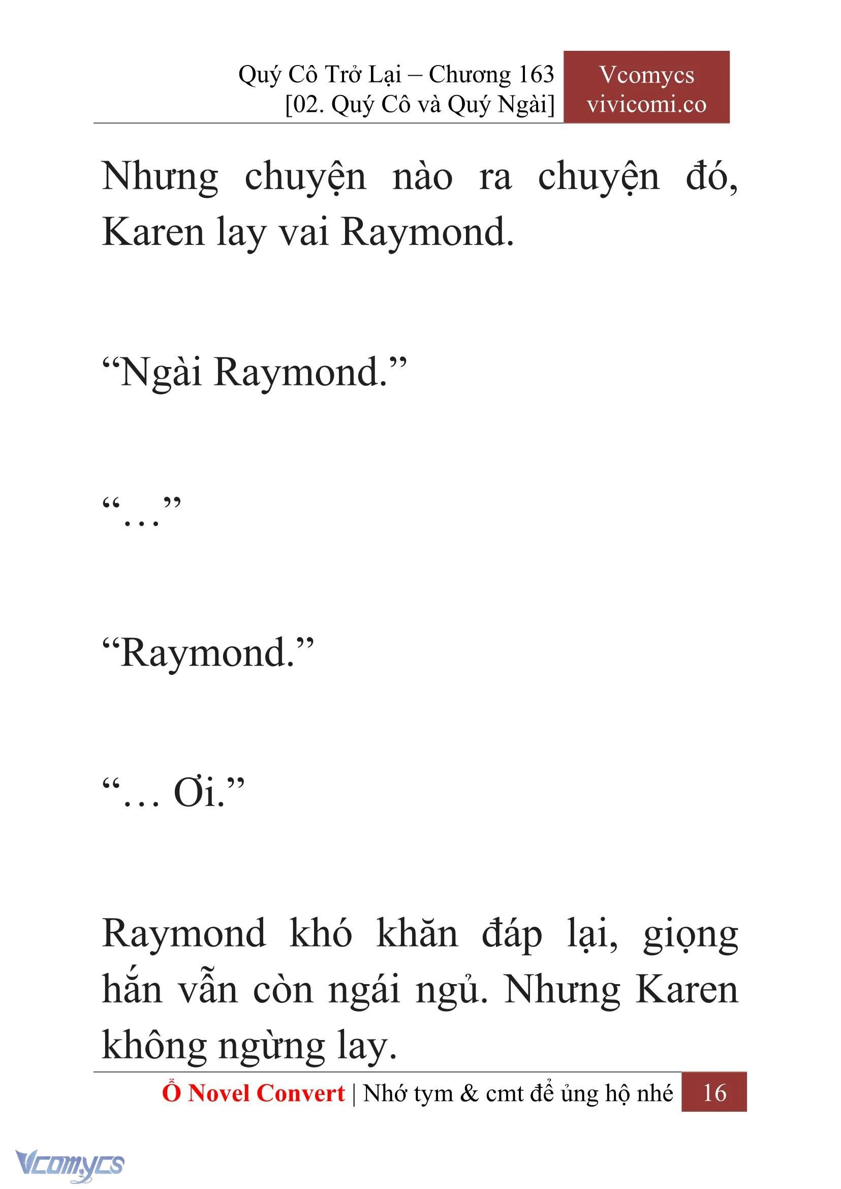 [Novel] Quý Cô Trở Lại Chapter  163 - 18